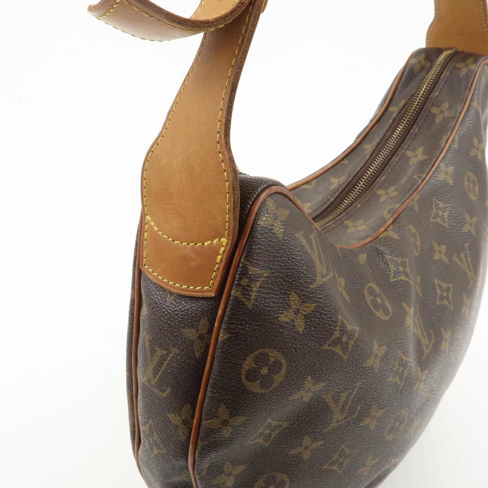 Louis Vuitton Monogram Croissant GM Shoulder Bag Brown M51511 Used