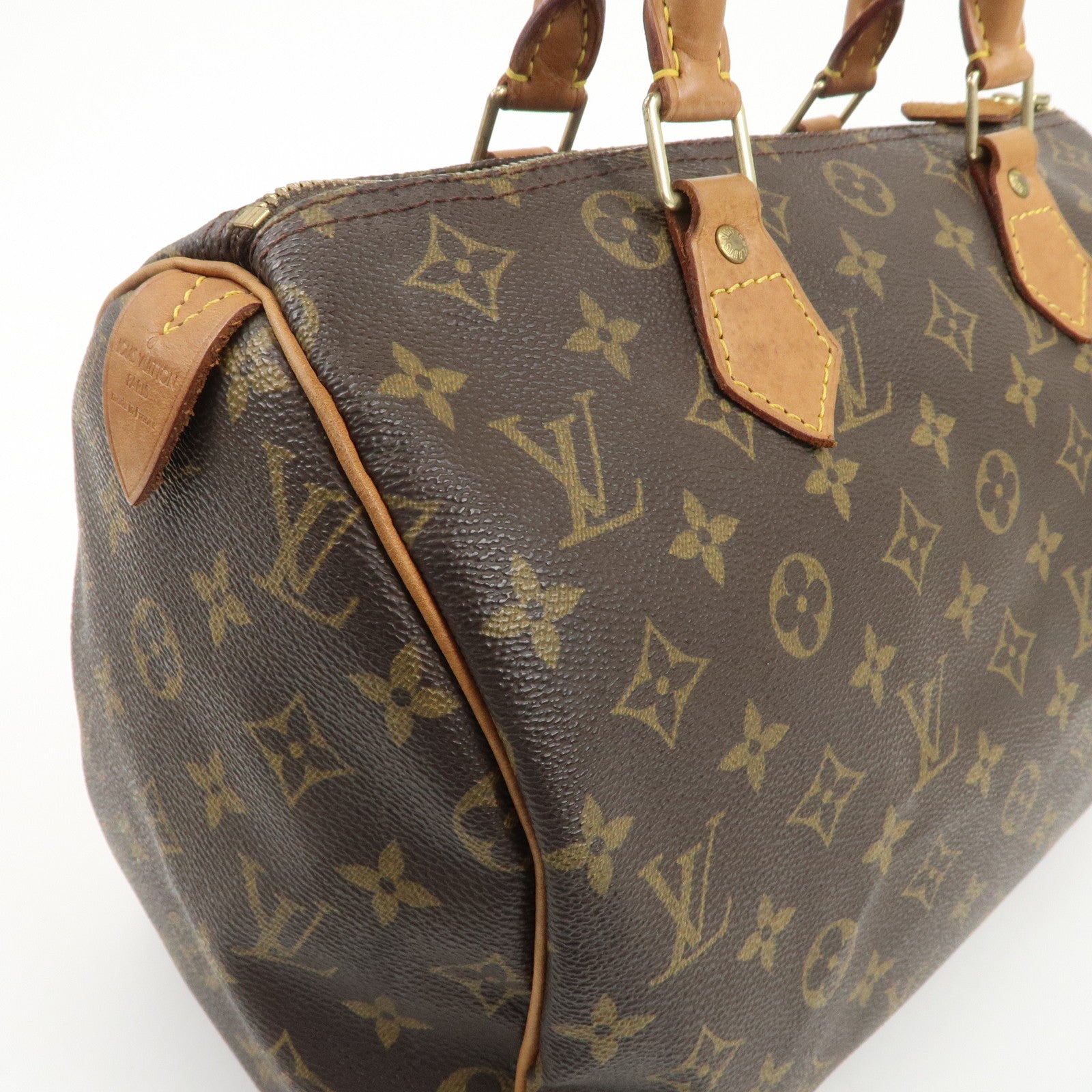 Louis Vuitton Monogram Speedy 30 Hand Bag Boston Bag M41526 Used