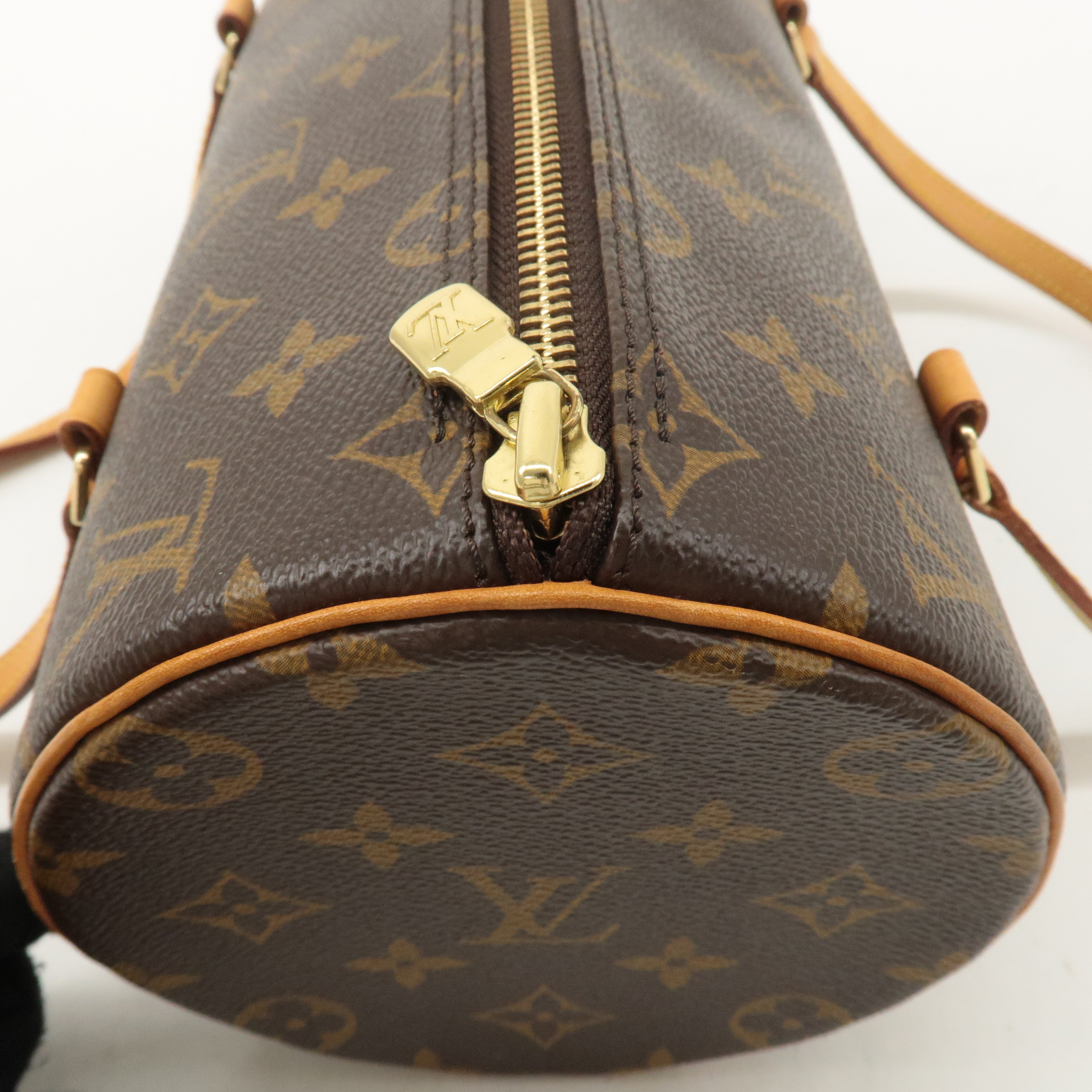 Louis Vuitton Monogram Papillon 26 Hand Bag Brown M51385