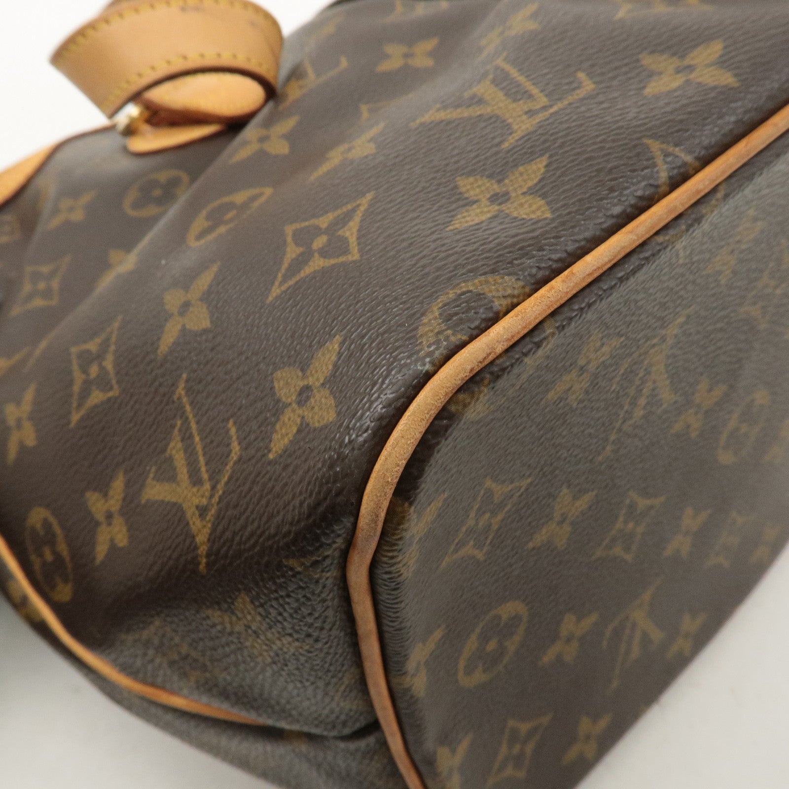 Louis Vuitton Monogram Palermo PM 2Way Hand Bag Brown M40145