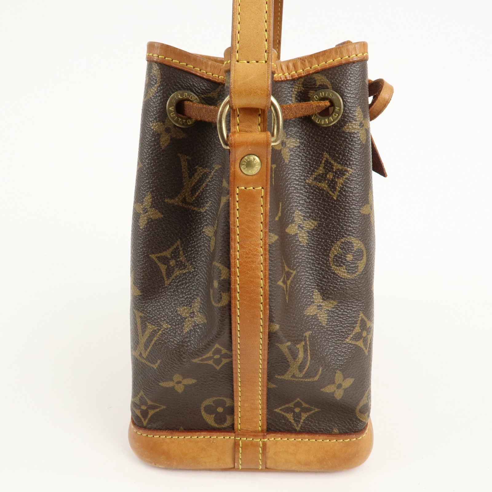 Louis Vuitton Monogram Mini Noe Hand Bag Brown M42227 Used