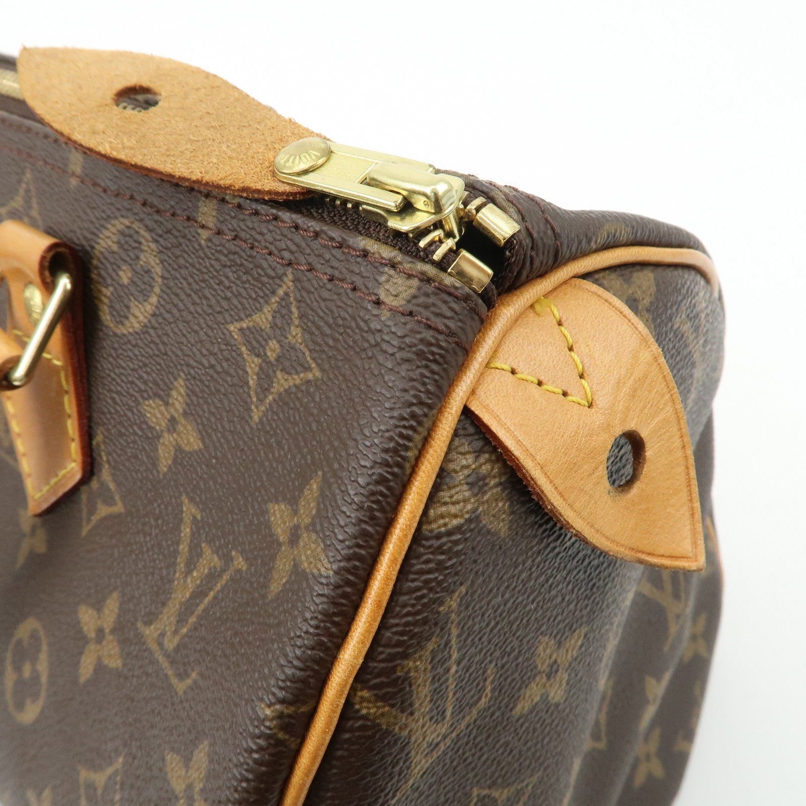 Louis Vuitton Monogram Speedy 30 Hand Bag Boston Bag M41526 Used