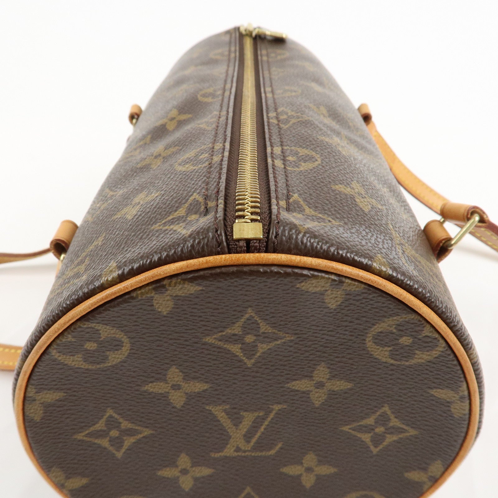 Louis Vuitton Monogram Papillon 26 Hand Bag New Style Brown M51386 Used