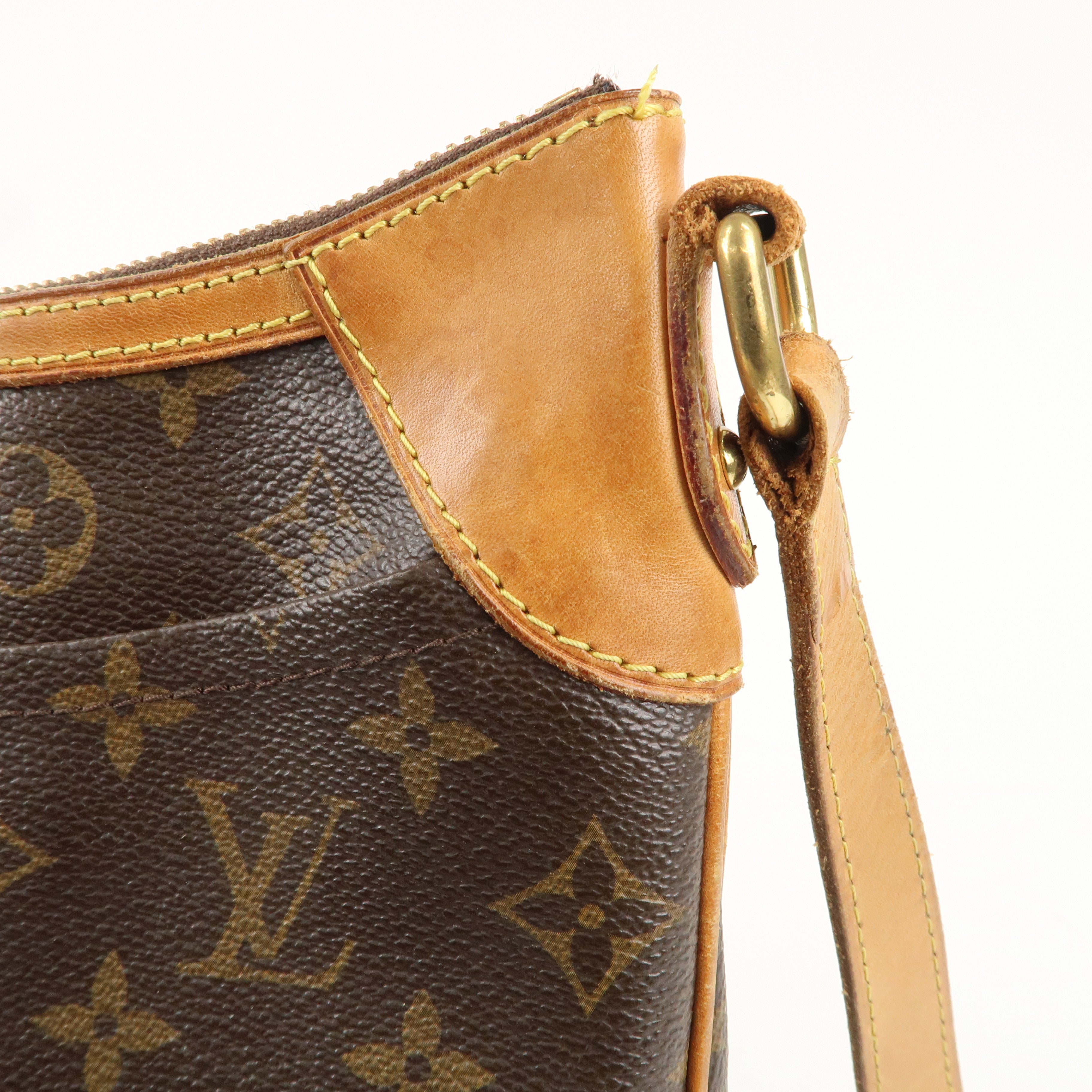 Louis Vuitton Monogram Odeon PM Shoulder Bag Brown M56390