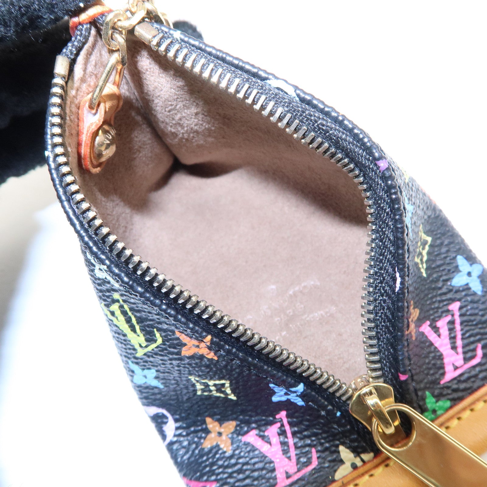 Louis Vuitton Monogram Multi Color Berlingo Coin Purse M58029 Used