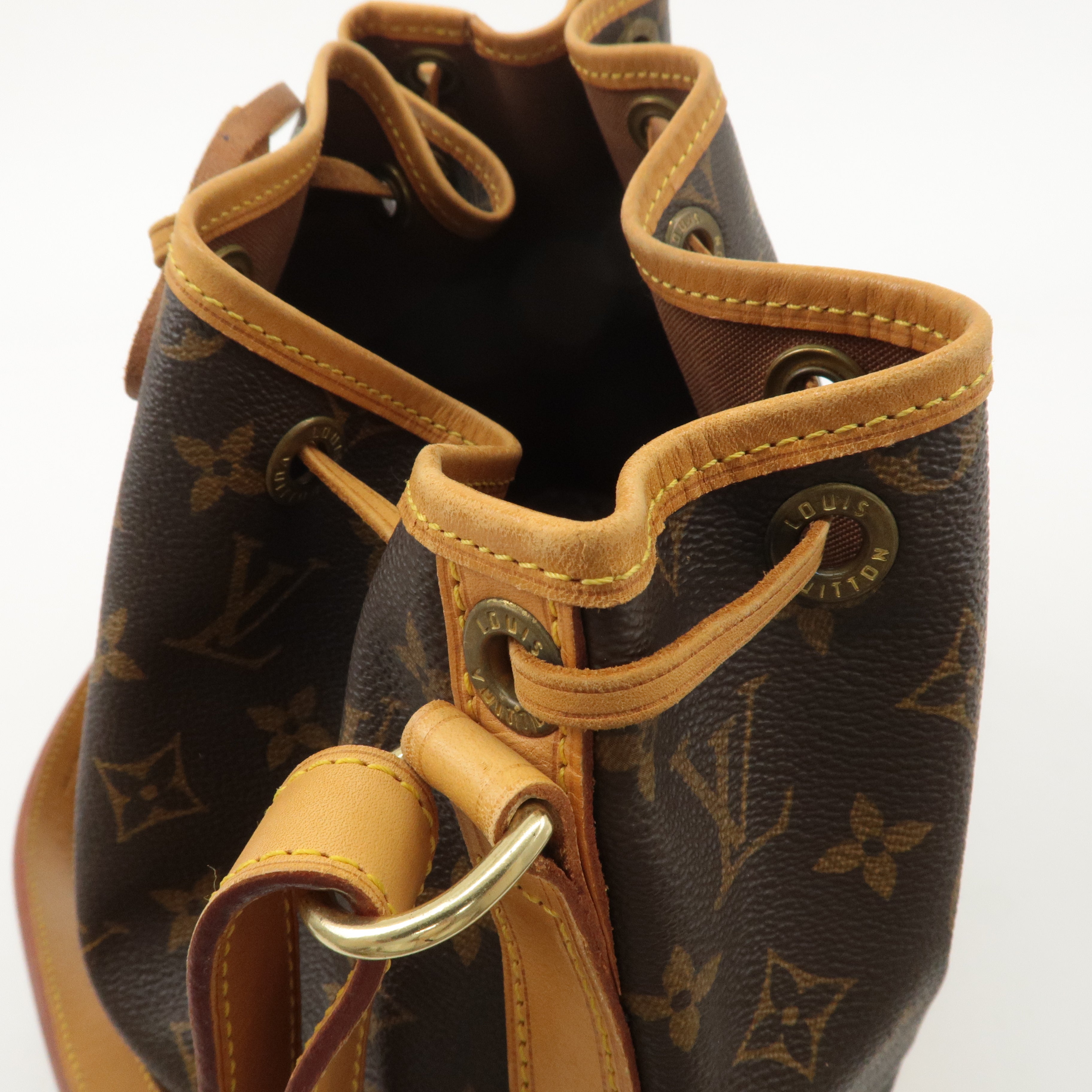 Louis Vuitton Monogram Noe Shoulder Bag Hand Bag Brown M42224