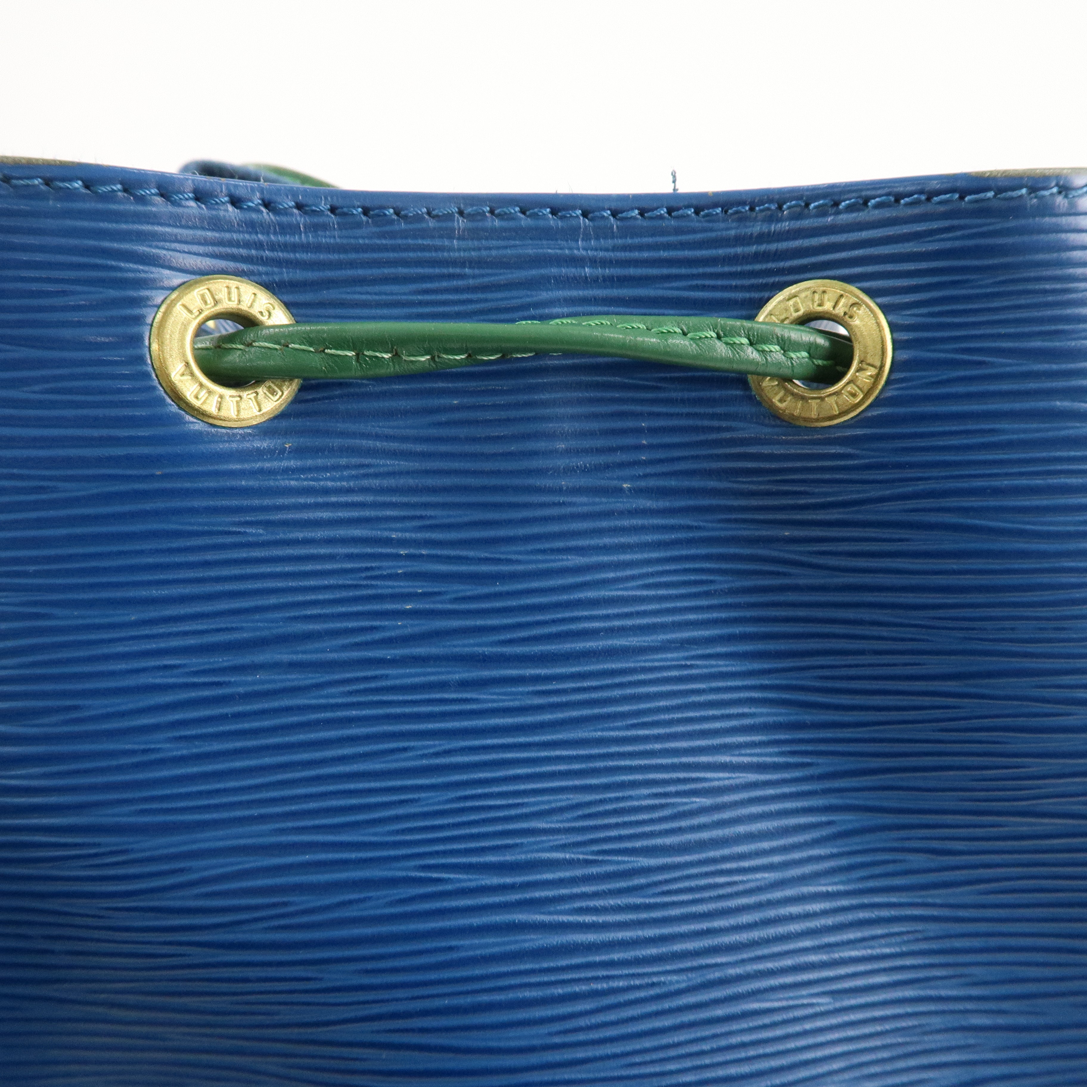 Louis Vuitton Epi Bi-Color Noe Shoulder Bag Blue Green M44044