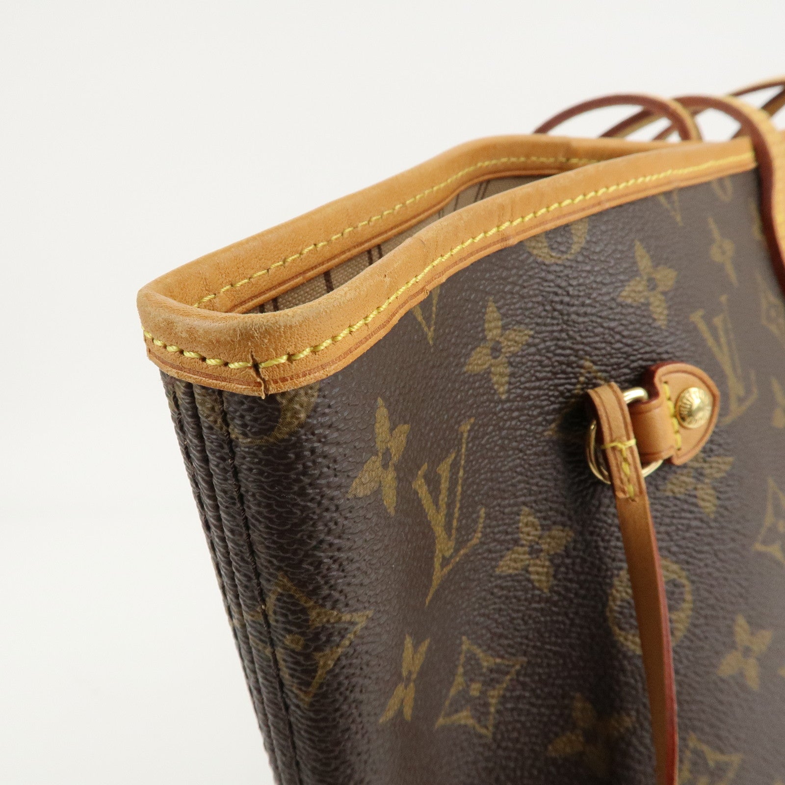 Louis Vuitton Monogram Neverfull GM Tote Bag Hand Bag M40157 Used