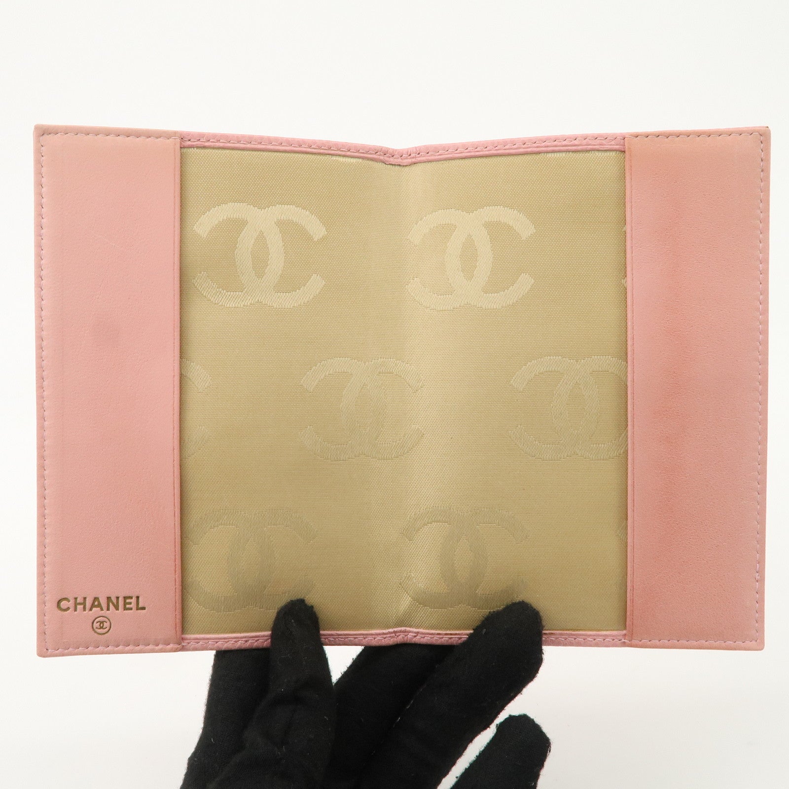 CHANEL COCO Mark Caviar Skin Agenda Cover Pink Used