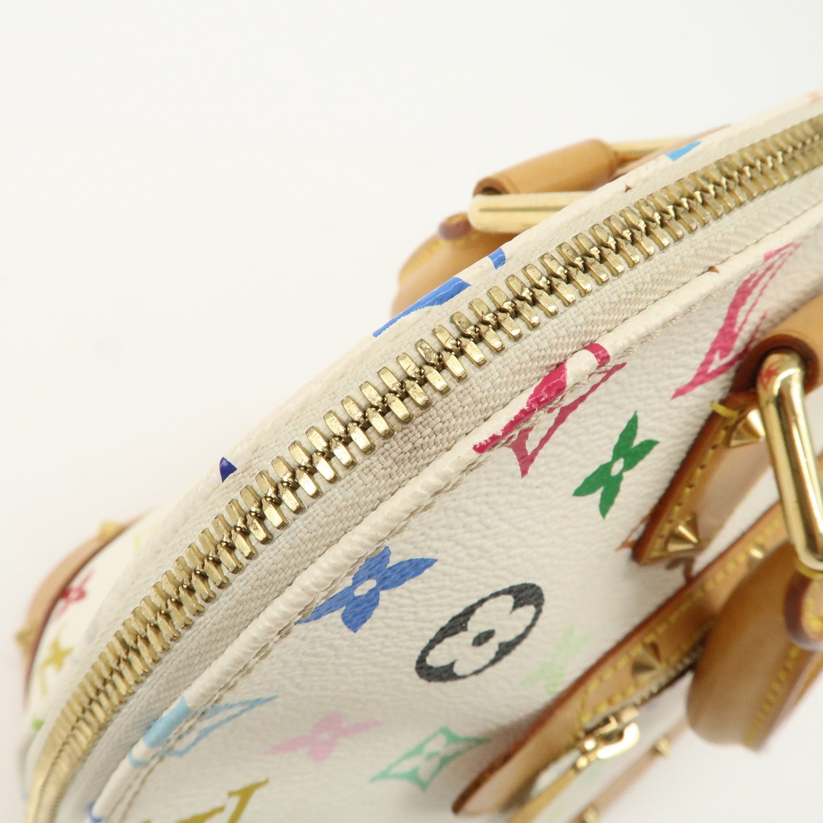 Louis Vuitton Monogram Multicolor Alma PM Hand Bag Blanc M92647