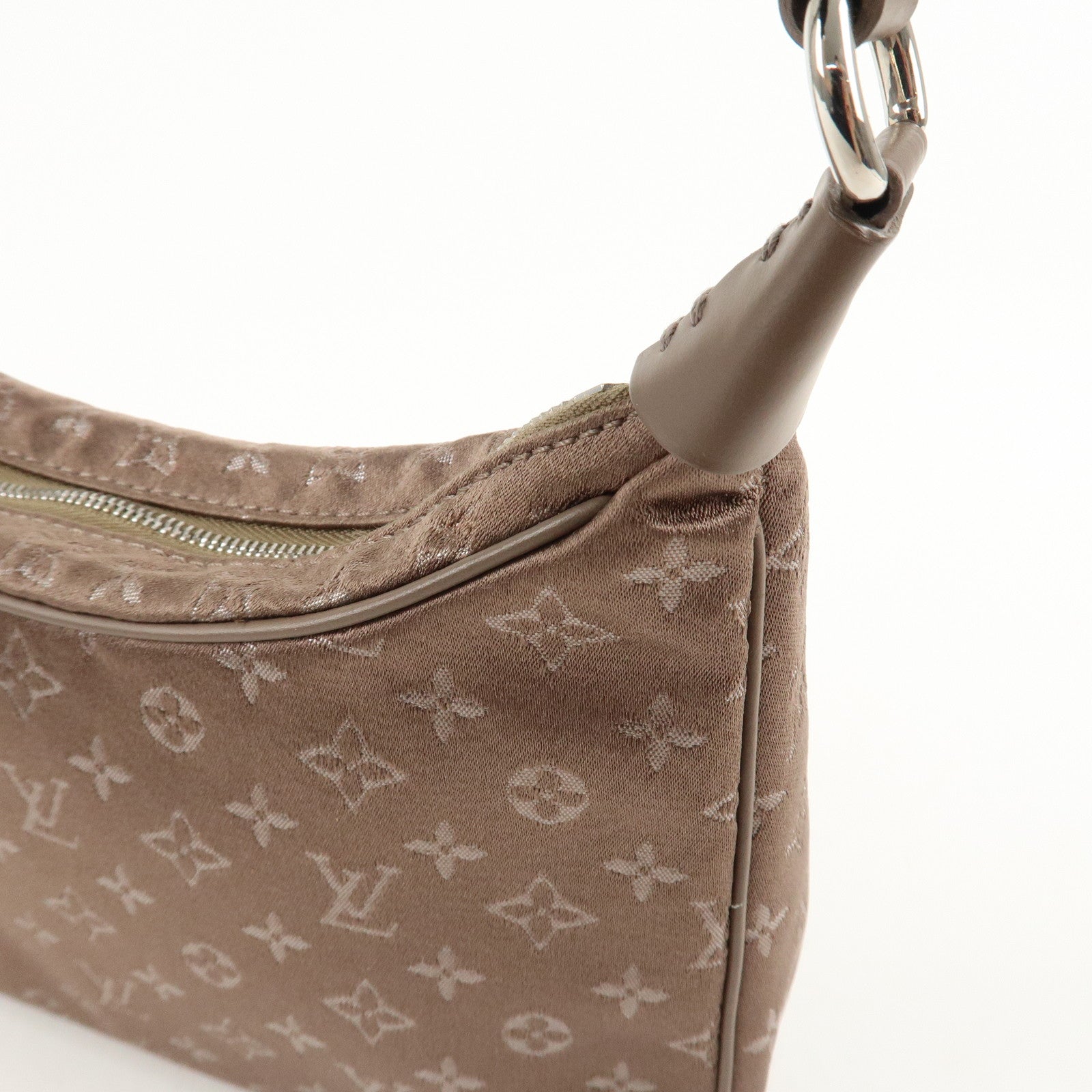 Louis Vuitton Monogram Satin Little Boulogne Hand Bag M92143 Used