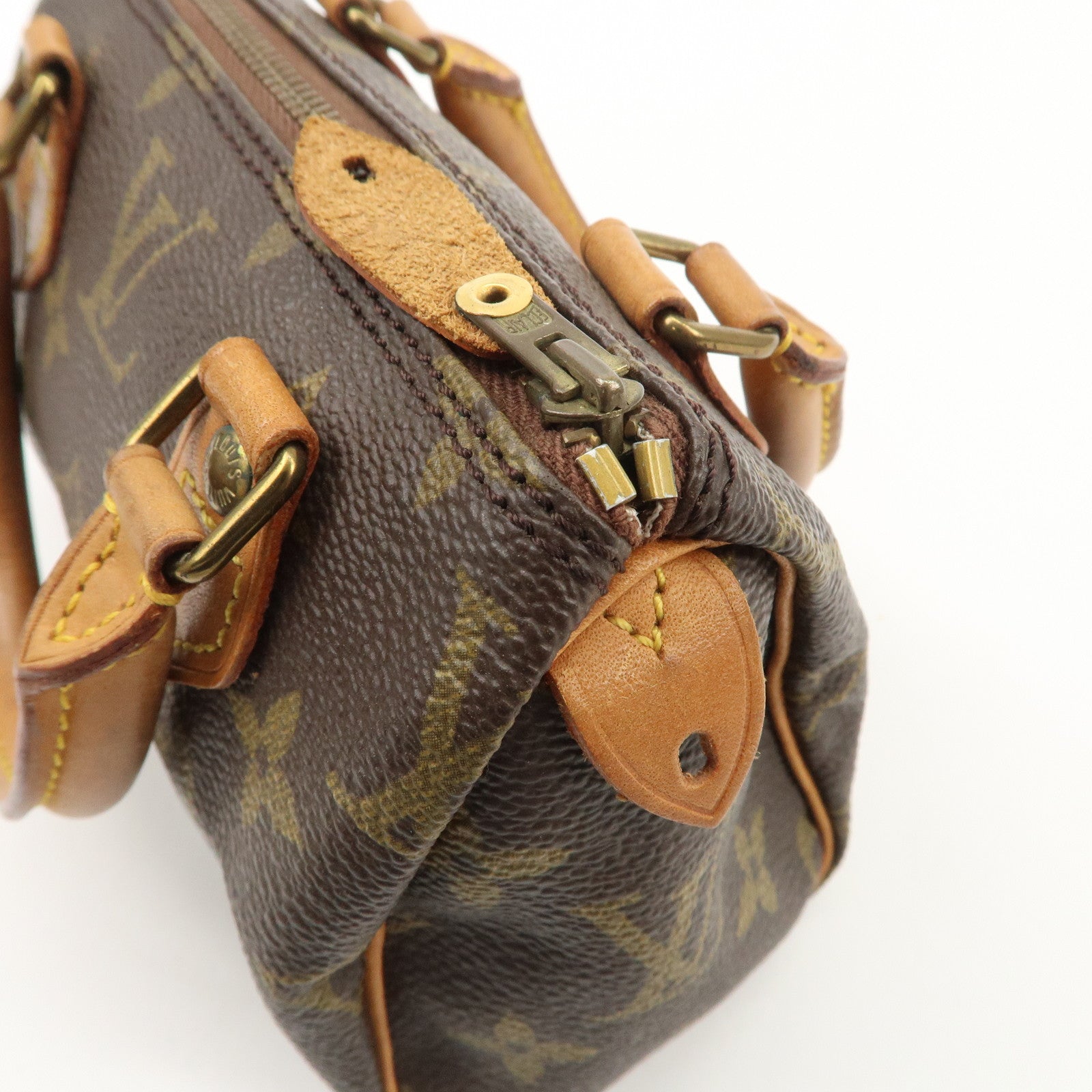 Louis Vuitton Monogram Mini Speedy Hand Bag M41534 Used