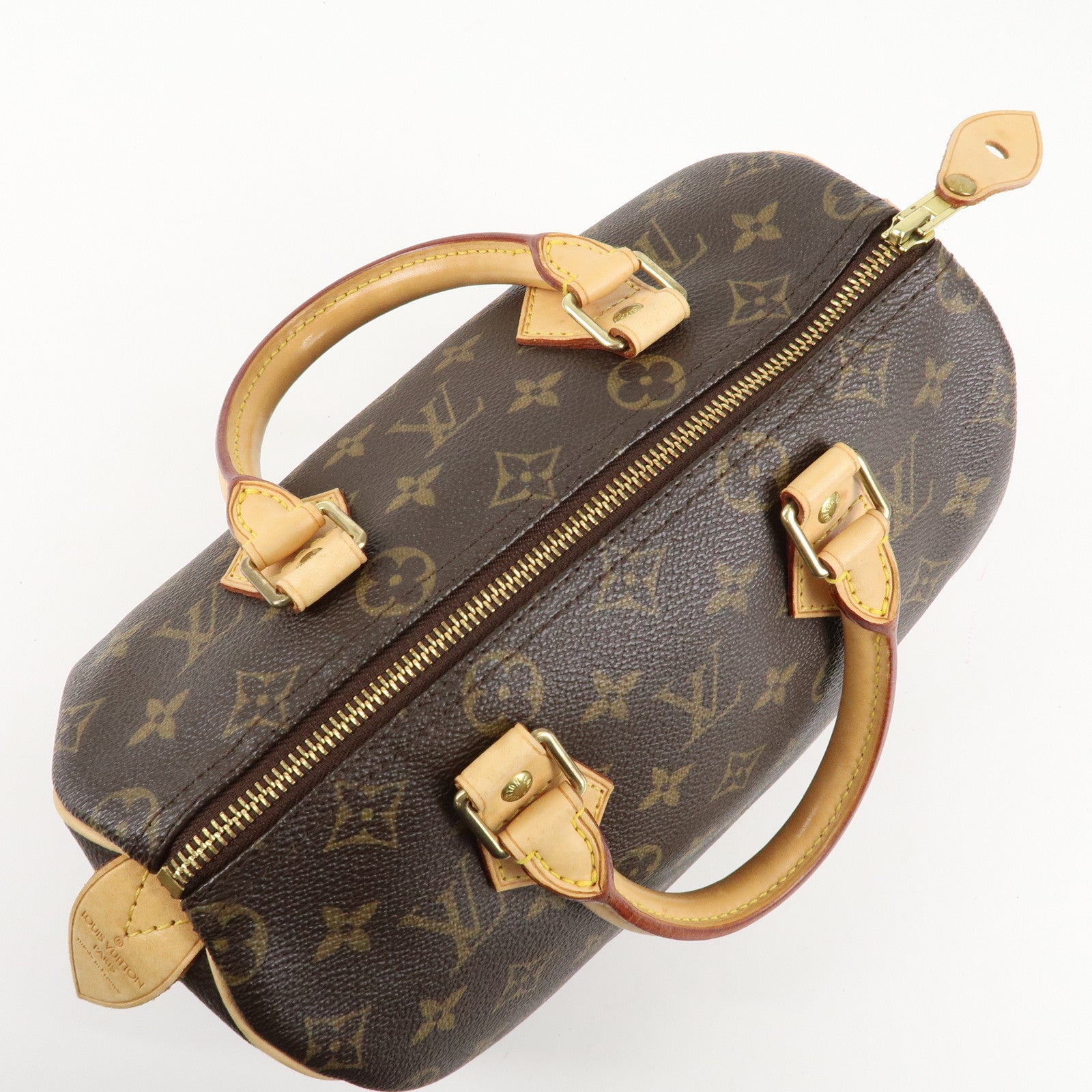 Louis Vuitton Monogram Speedy 25 Hand Bag Boston Bag M41528 Used