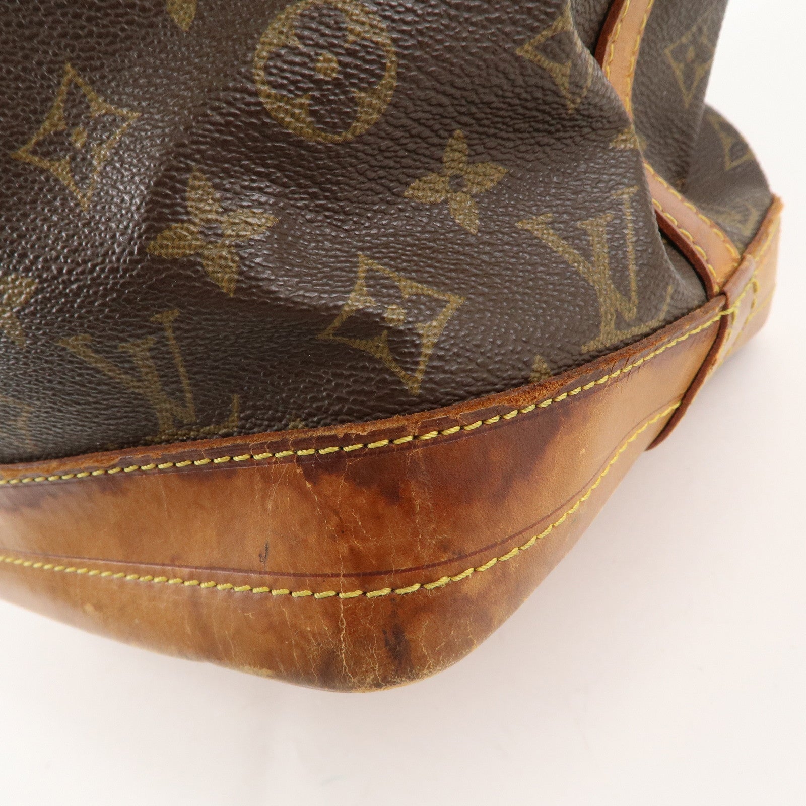 Louis Vuitton Monogram Noe Shoulder Bag Hand Bag Brown M42224