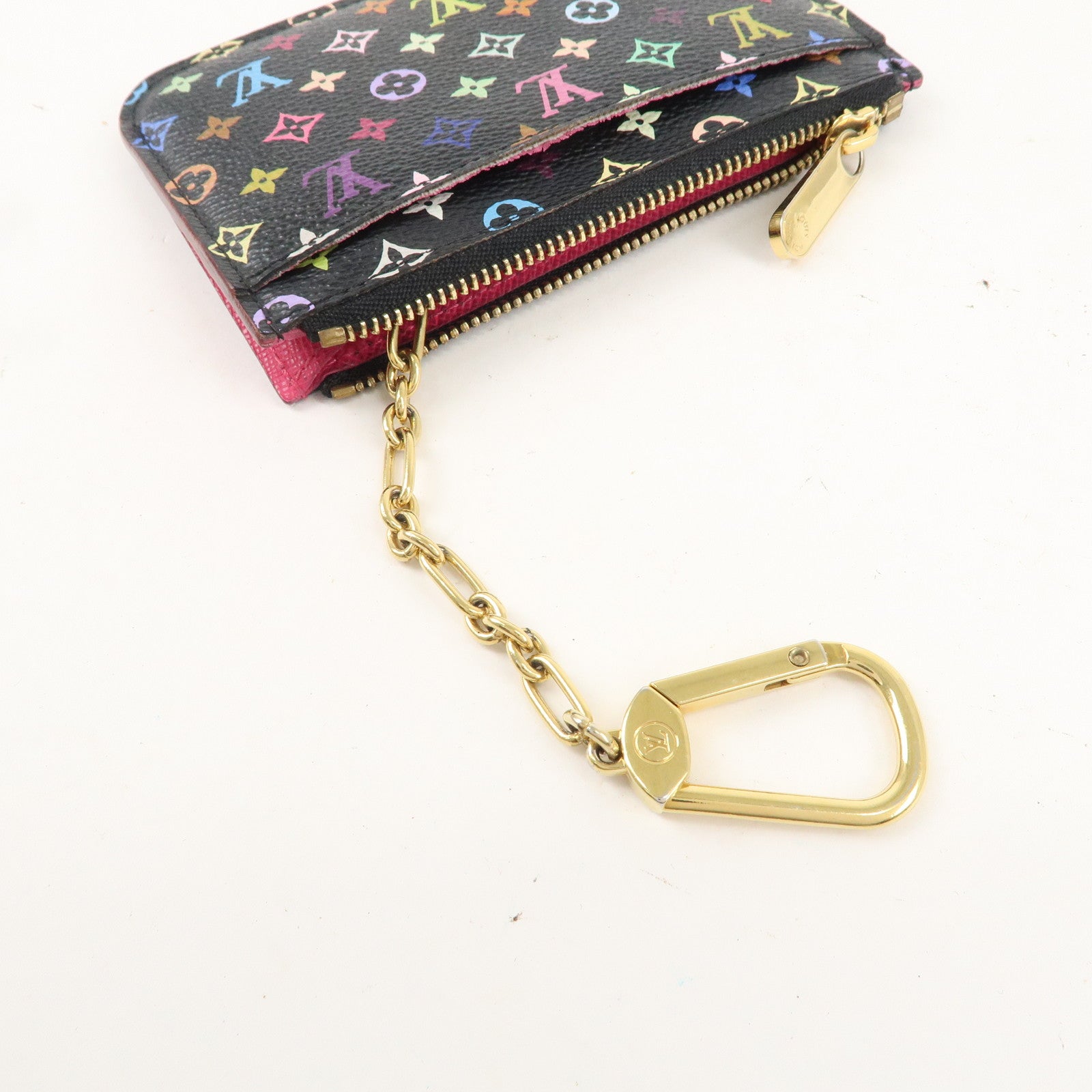 Louis Vuitton Monogram Multi Color Pochette Cles Coin Case M93735