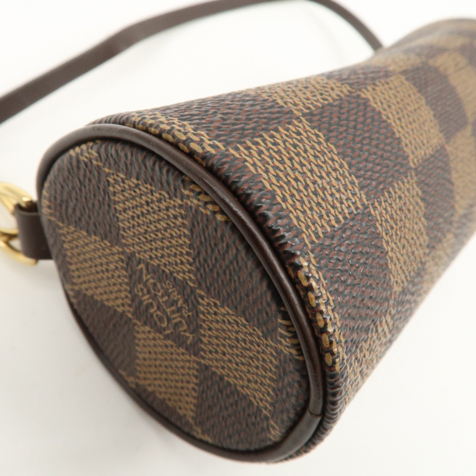 Louis Vuitton Damier Mini Pouch for Papillon Bag Brown Used