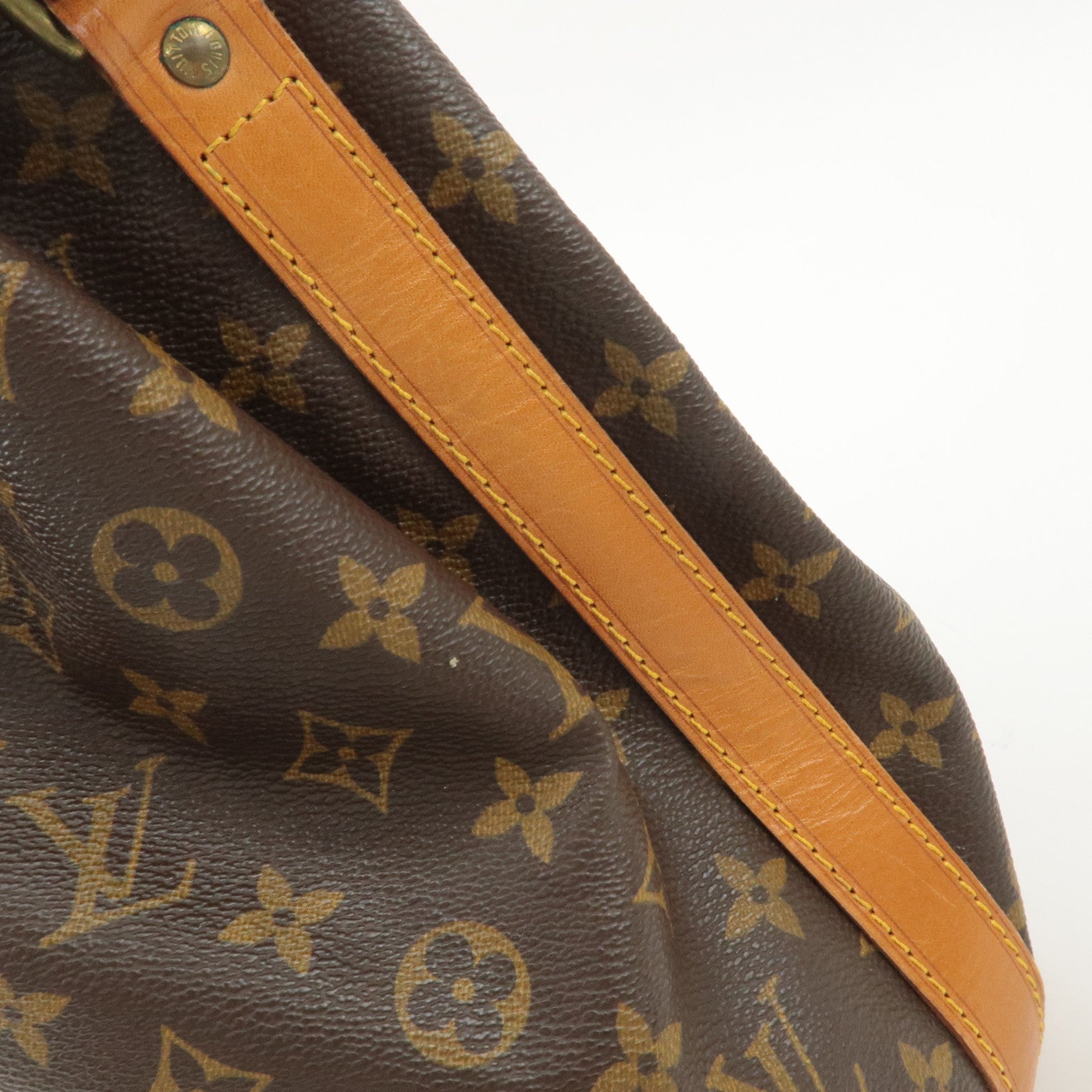 Louis Vuitton Monogram Noe Shoulder Bag Hand Bag Brown M42224 Used