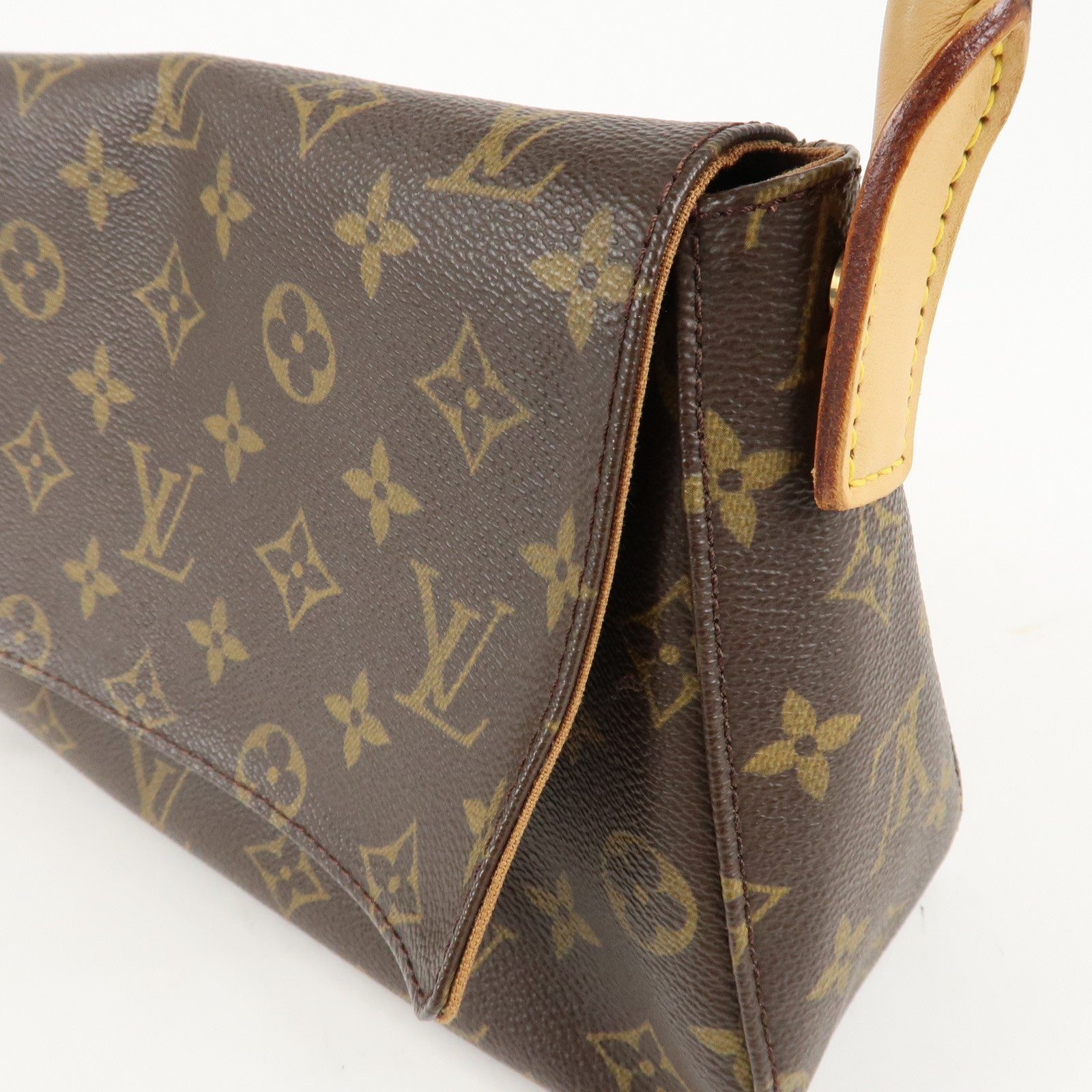 Louis Vuitton Monogram Mini Looping Shoulder Bag Hand Bag M51147 Used