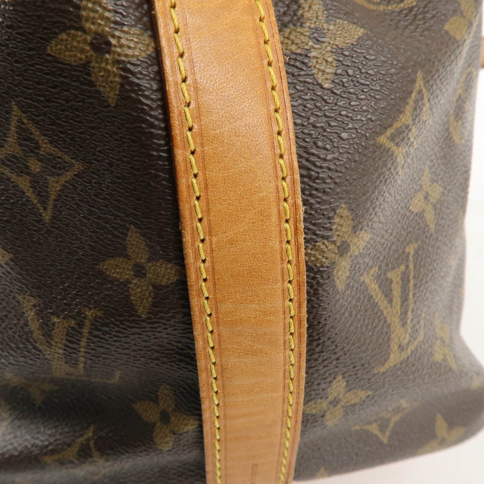 Louis Vuitton Monogram Petit Noe Shoulder Bag Brown M42226