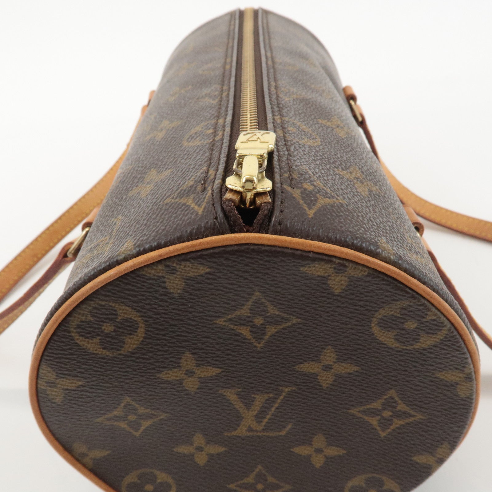 AuthLouis Vuitton Monogram Papillon 26 Hand Bag Brown New Style M51386