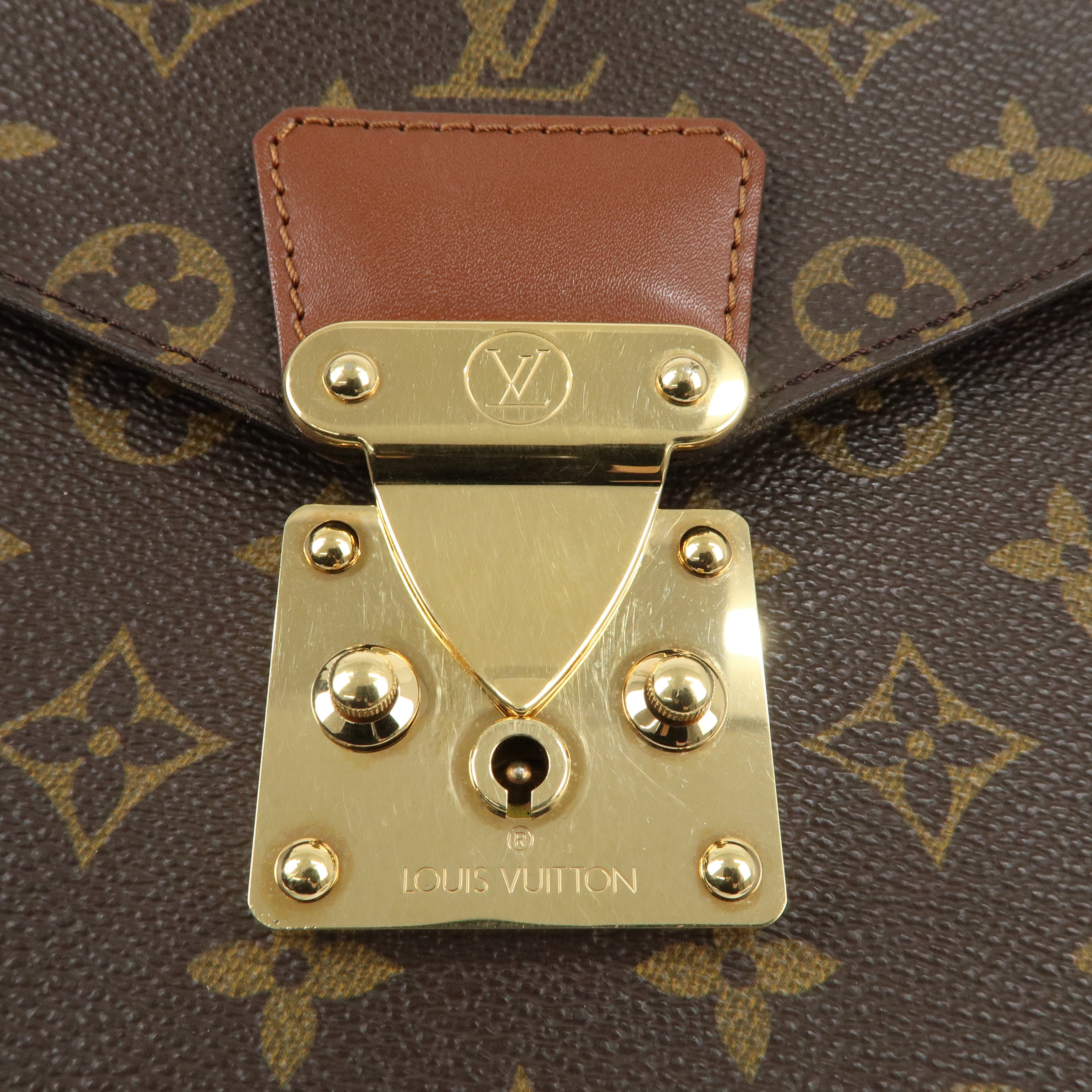 Louis Vuitton Monogram Concorde Hand Bag Brown M51190