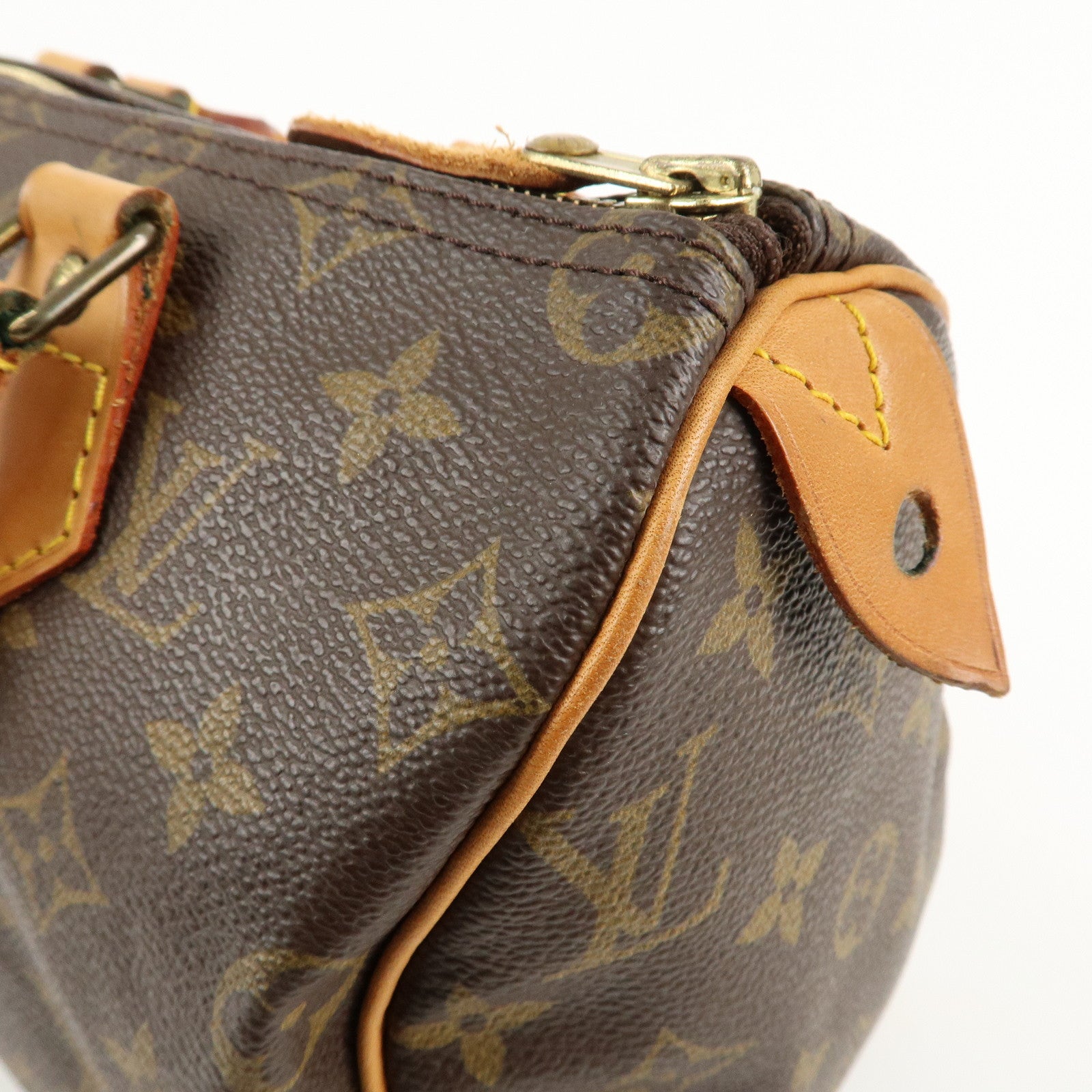 Louis Vuitton Monogram Speedy 25 Hand Bag Boston Bag M41528 Used