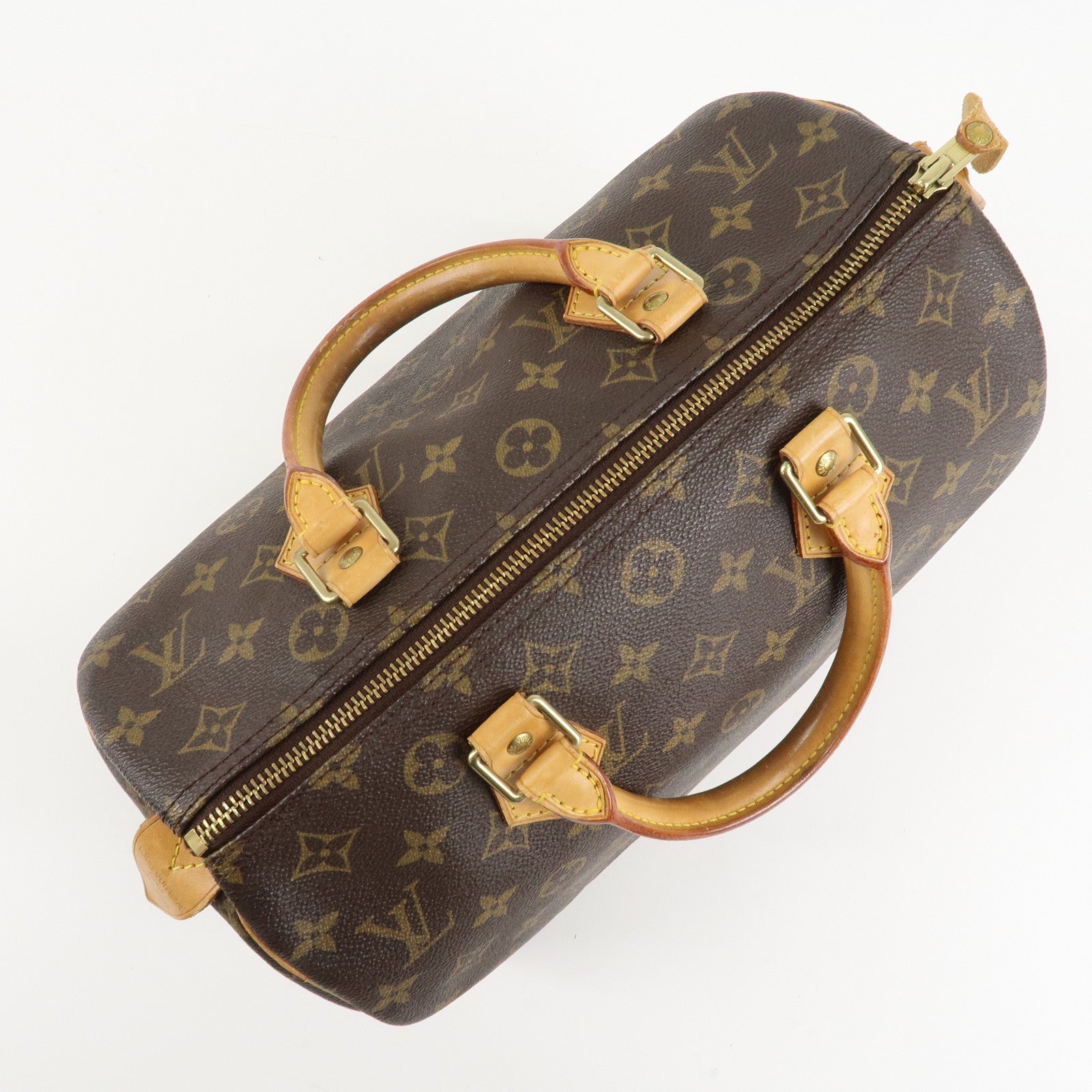 Louis Vuitton Monogram Speedy 30 Hand Bag Boston Bag M41526 Used