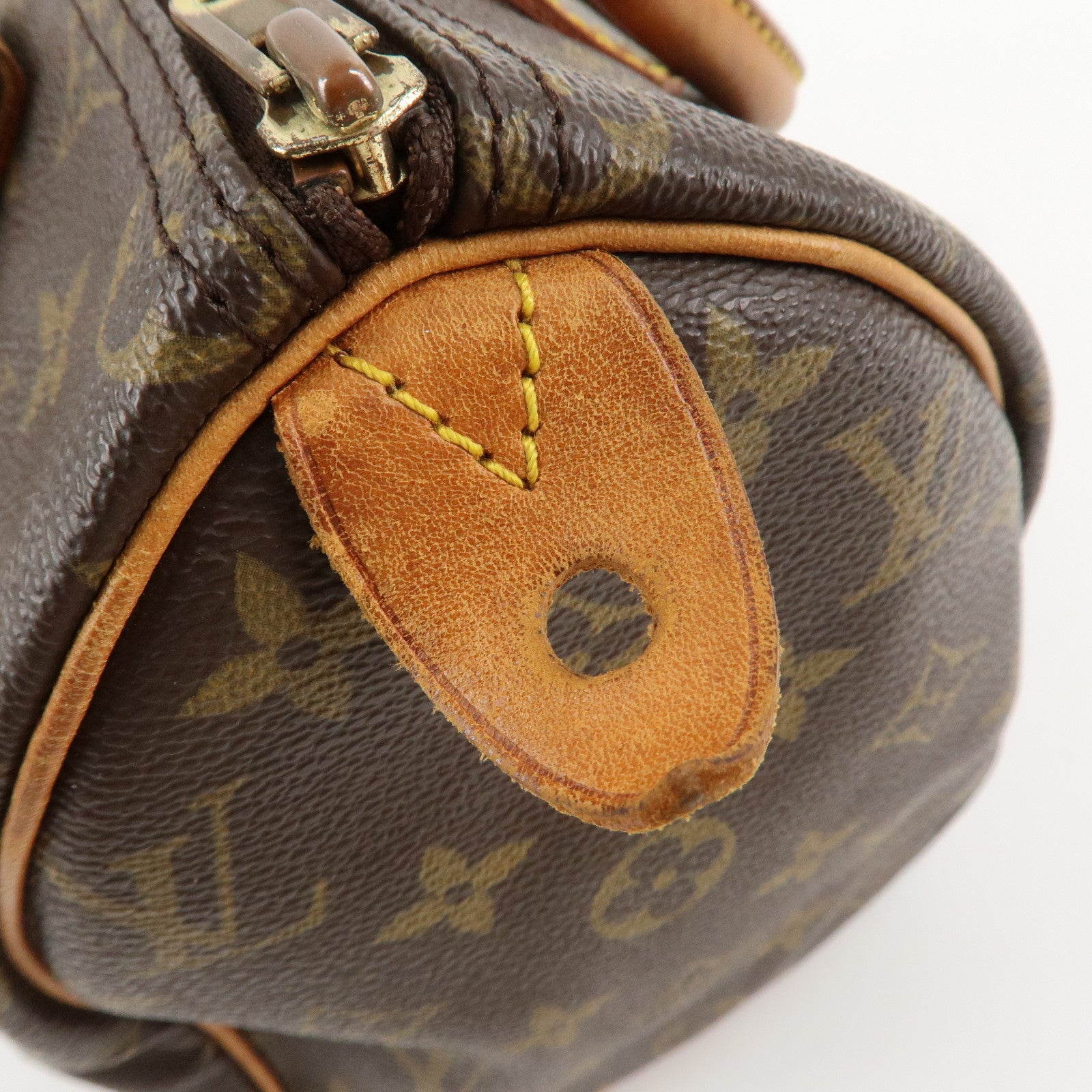 Louis Vuitton Monogram Speedy 25 Hand Bag Boston Bag M41528 Used