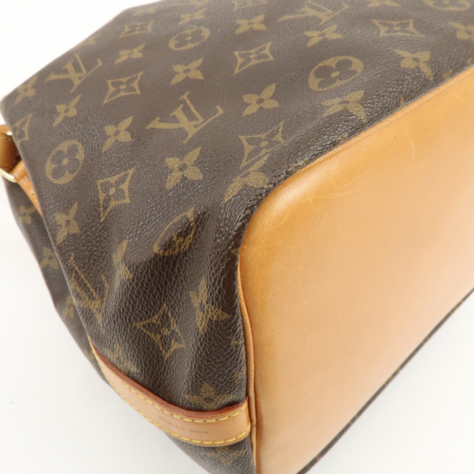 Louis Vuitton Monogram Petit Noe Shoulder Bag Brown M42226 Used