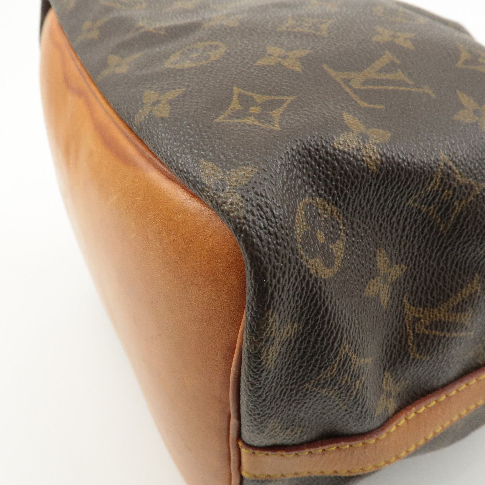 Louis Vuitton Monogram Petit Noe Shoulder Bag Brown M42226