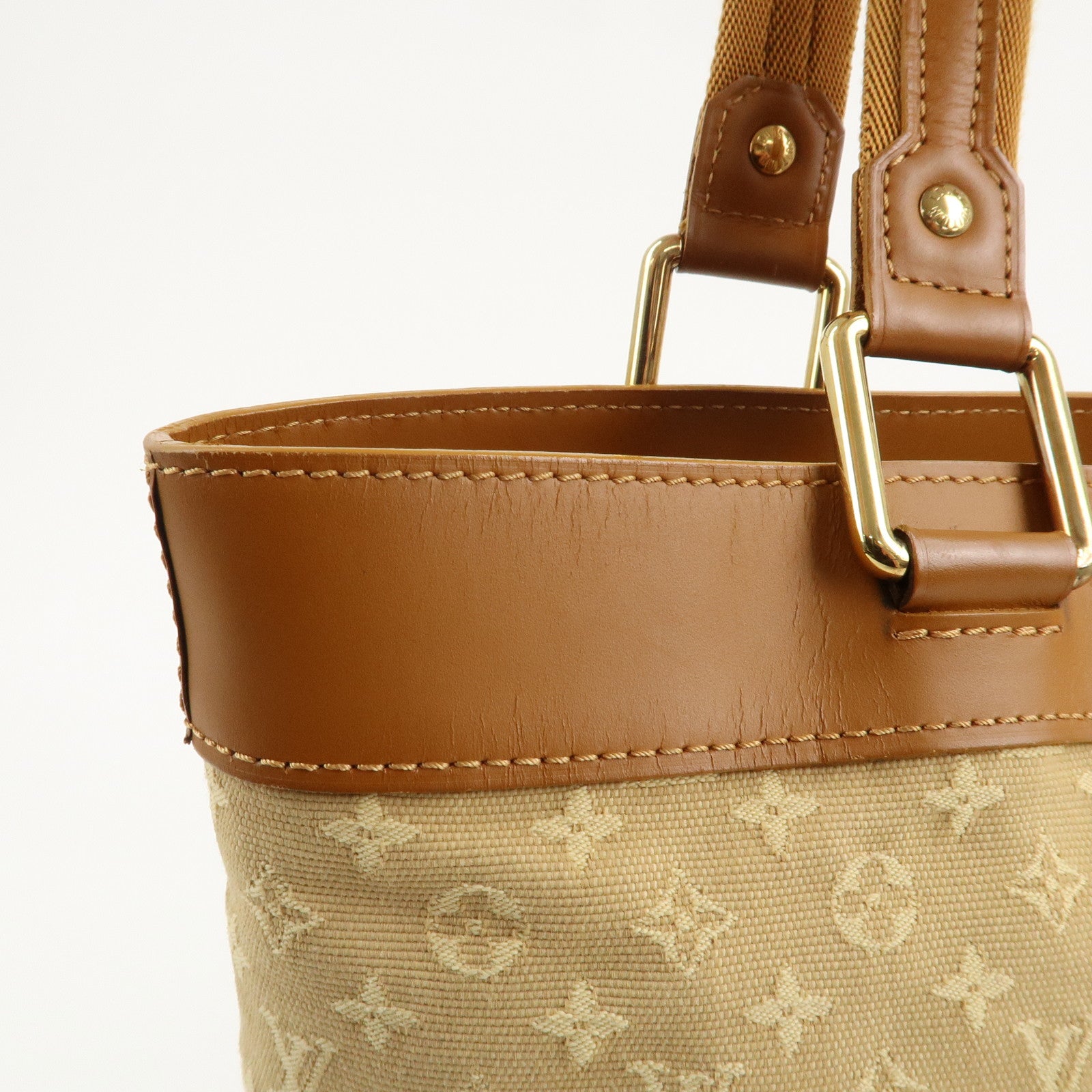 Louis Vuitton Monogram Mini Lucille GM Tote Bag Beige M92683