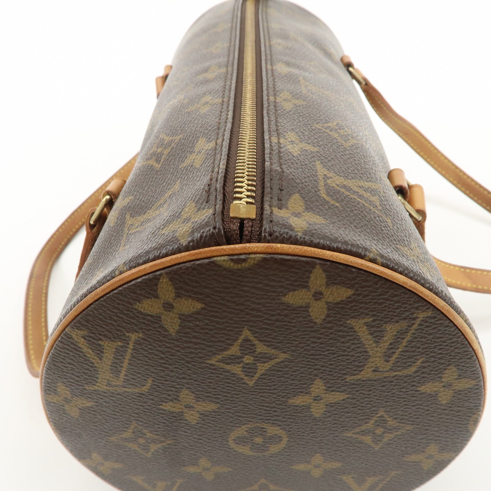 Louis Vuitton Monogram Papillon 30 Hand Bag Ney Style Brown M51385 Used