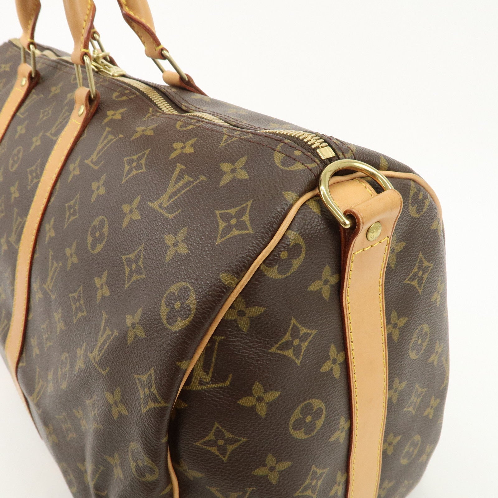 Louis Vuitton Monogram Keep All Bandouliere 50 Boston Bag M41416 Used