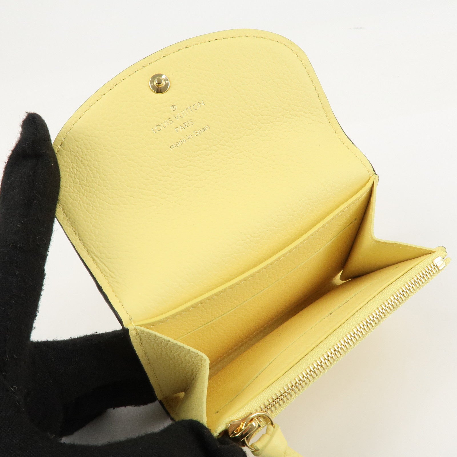 Louis Vuitton Monogram Empreinte Porte Monnaie Jaune M81974 Used