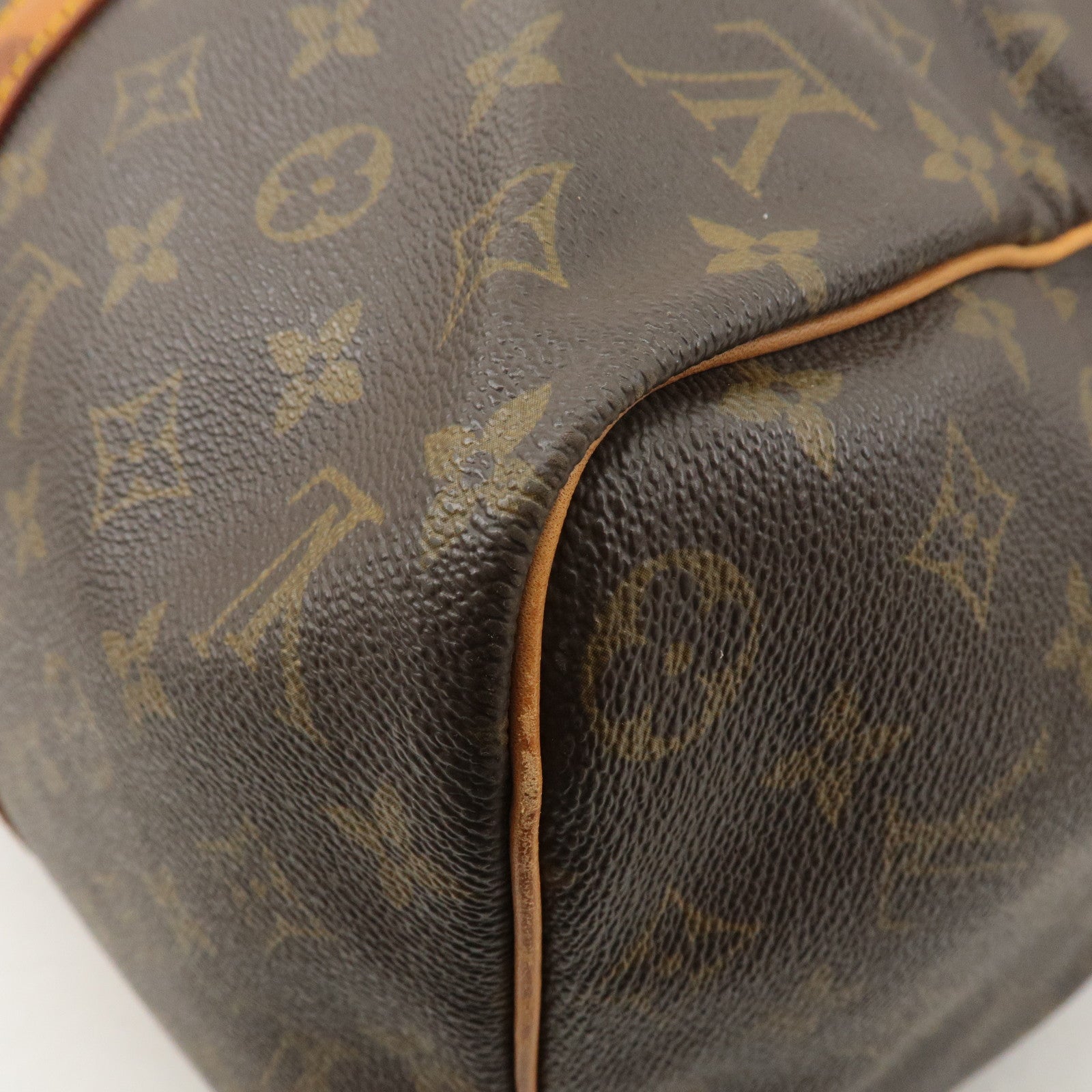 Louis Vuitton Monogram Sac Souple 45 Boston Bag Brown M41624