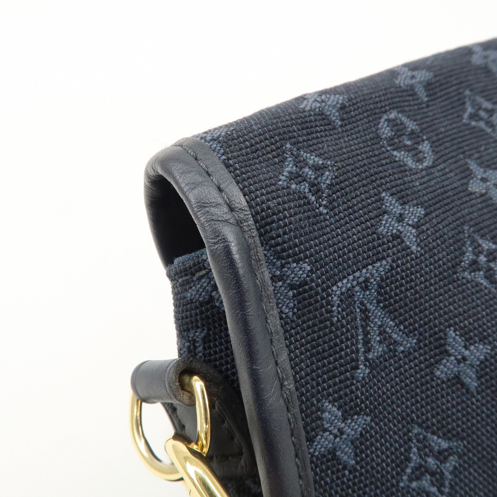 Louis Vuitton Monogram Mini Marjorie Shoulder Bag Blue M92692 Used