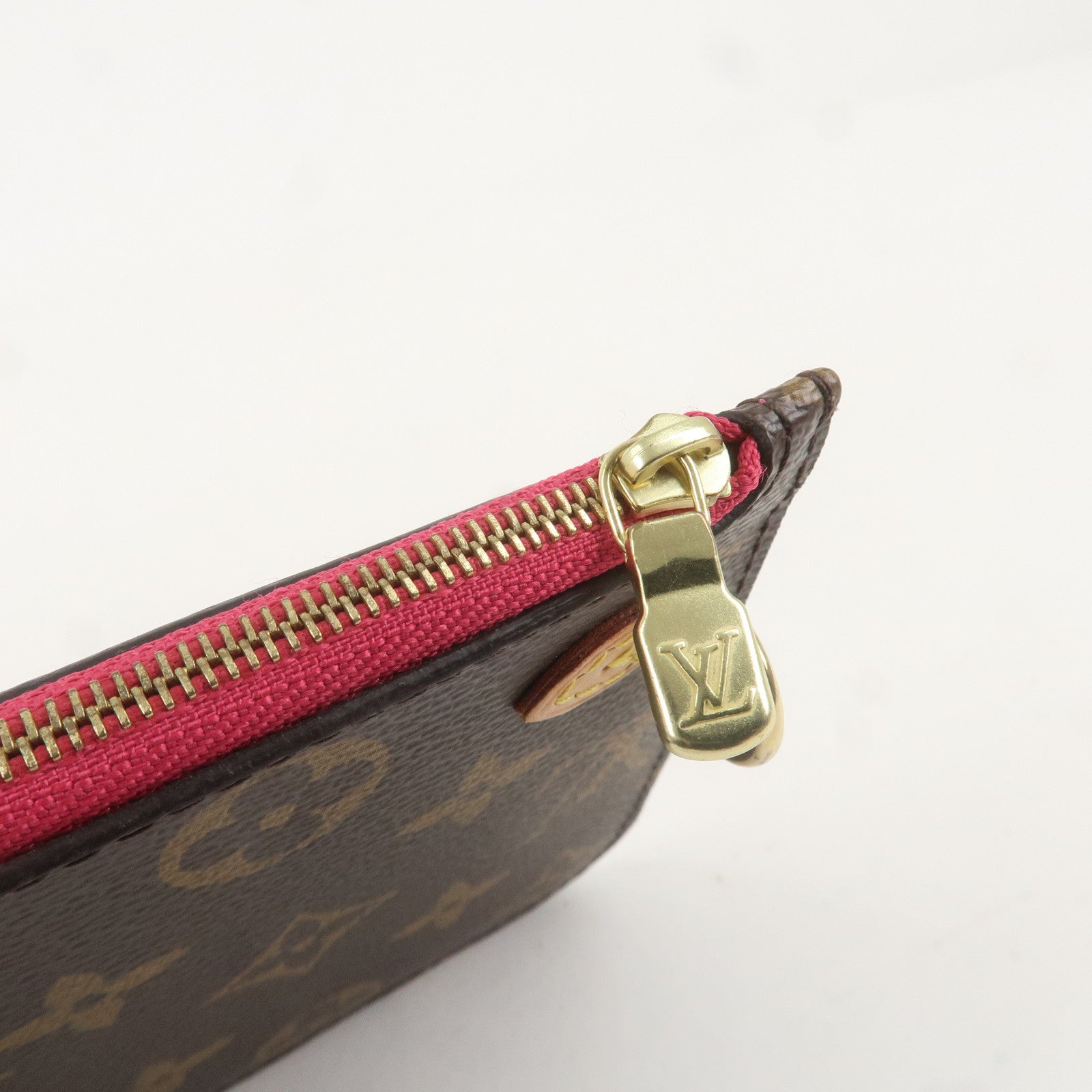 Louis Vuitton Monogram Pouch For Neverfull PM Brown