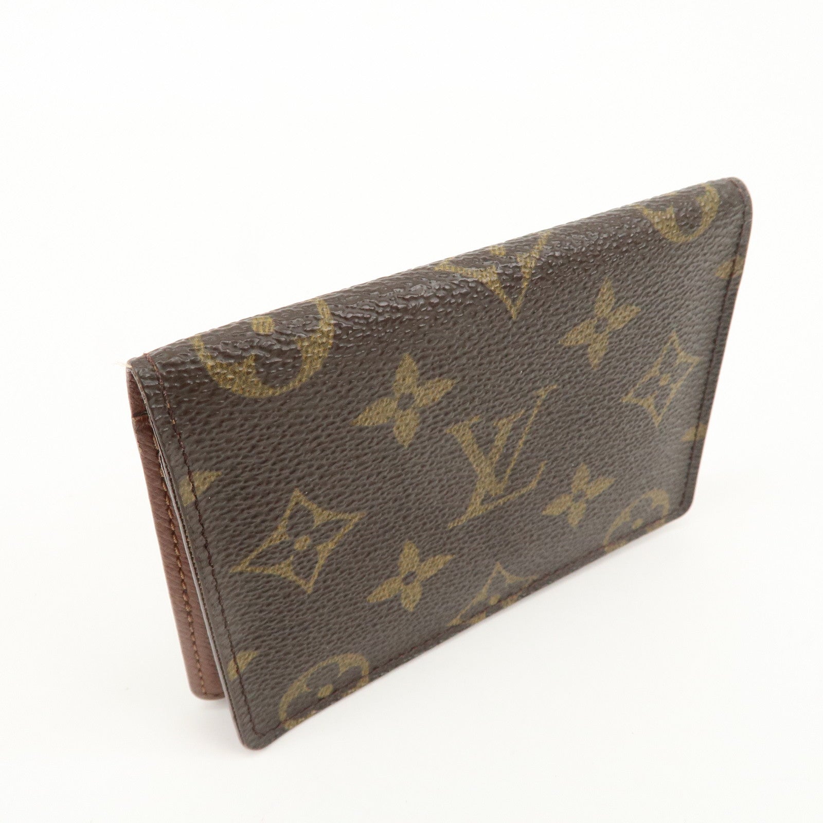 Louis Vuitton Taiga Monogram Set of 2 Card Case M30512 M60533 Used