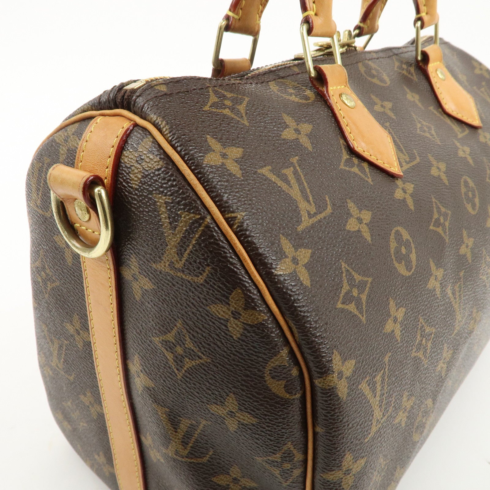 Louis Vuitton Monogram Speedy 30 Bandouliere Hand Bag M41112 Used