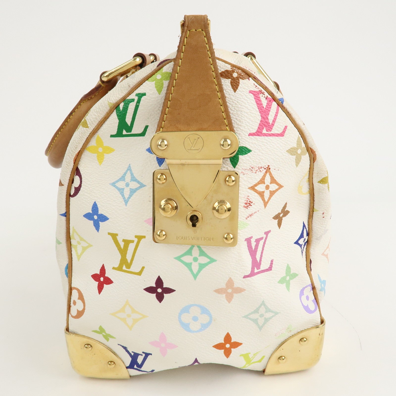 Louis Vuitton Monogram Multi Color Speedy 30 Hand Bag M92643 Used