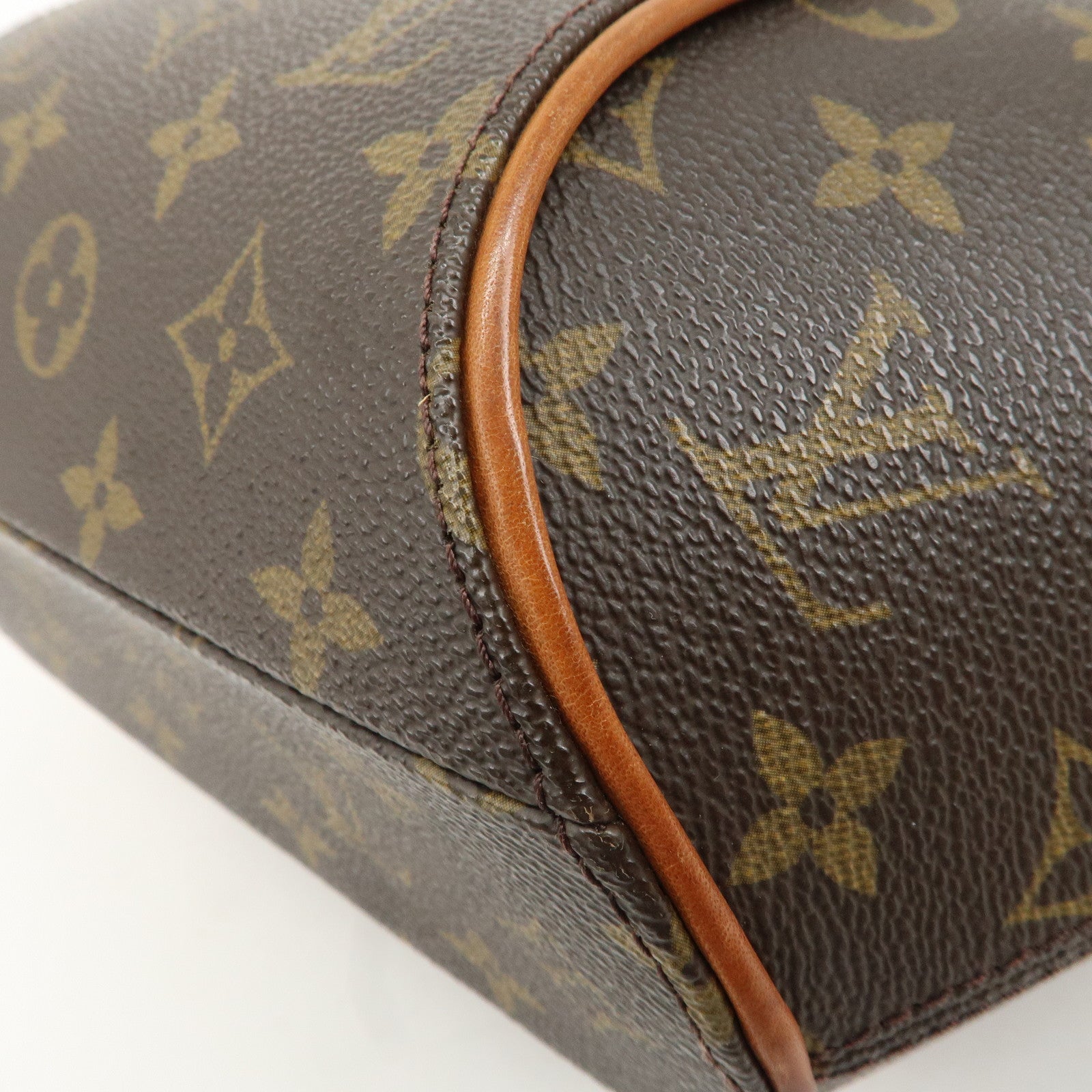 Louis Vuitton Monogram Ellipse PM Hand Bag Brown M51127 Used