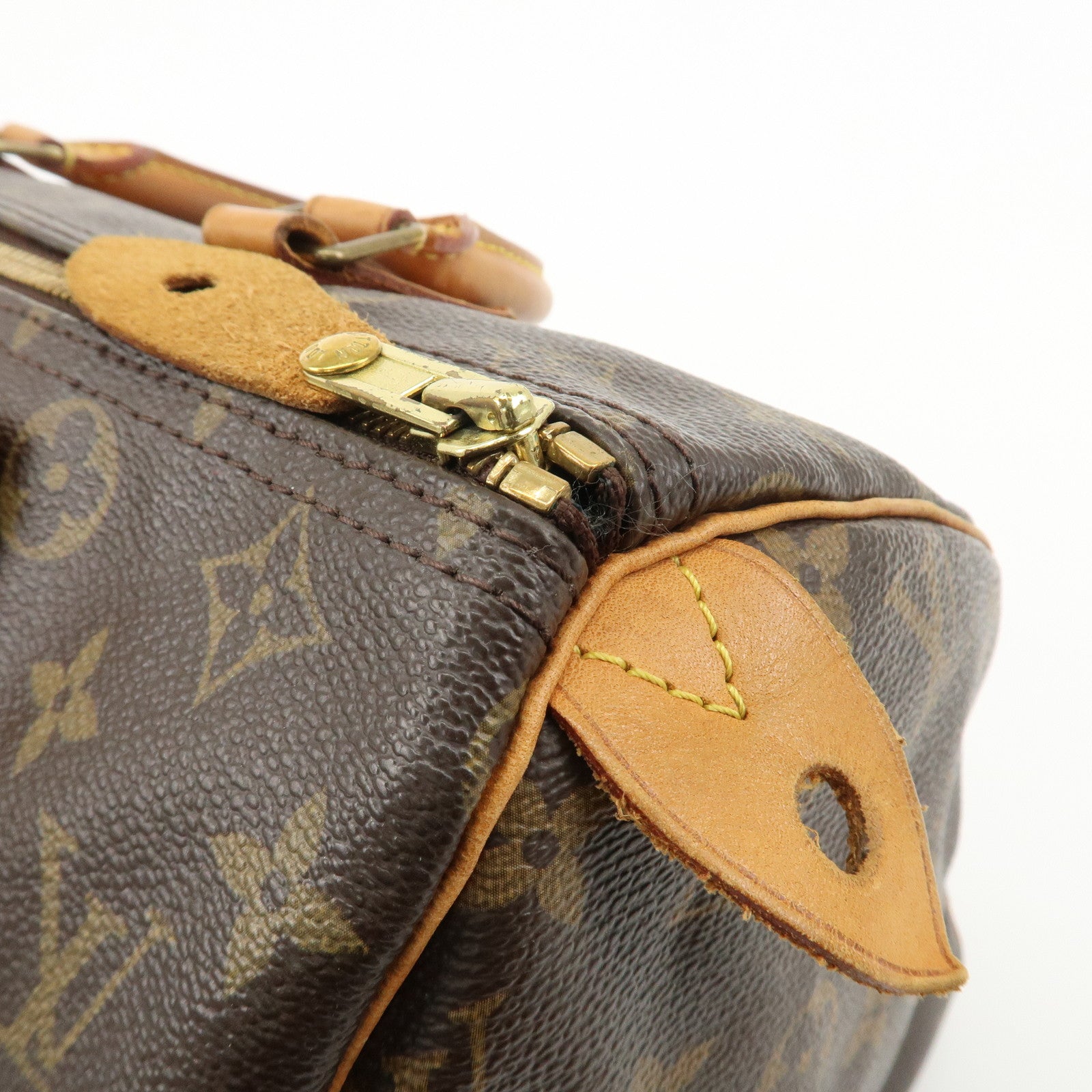 Louis Vuitton Monogram Speedy 30 Hand Bag Boston Bag M41526 Used