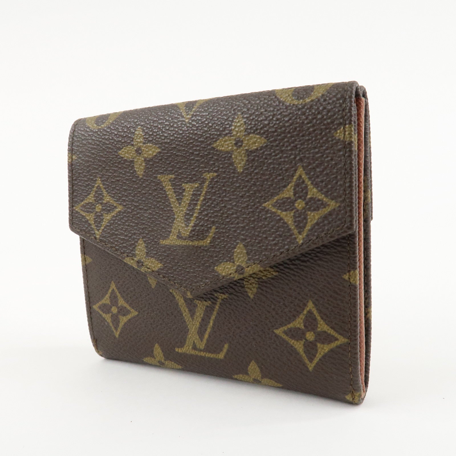 Louis Vuitton Set of 2 Monogram Compact Wallet M61667 M61660 Used