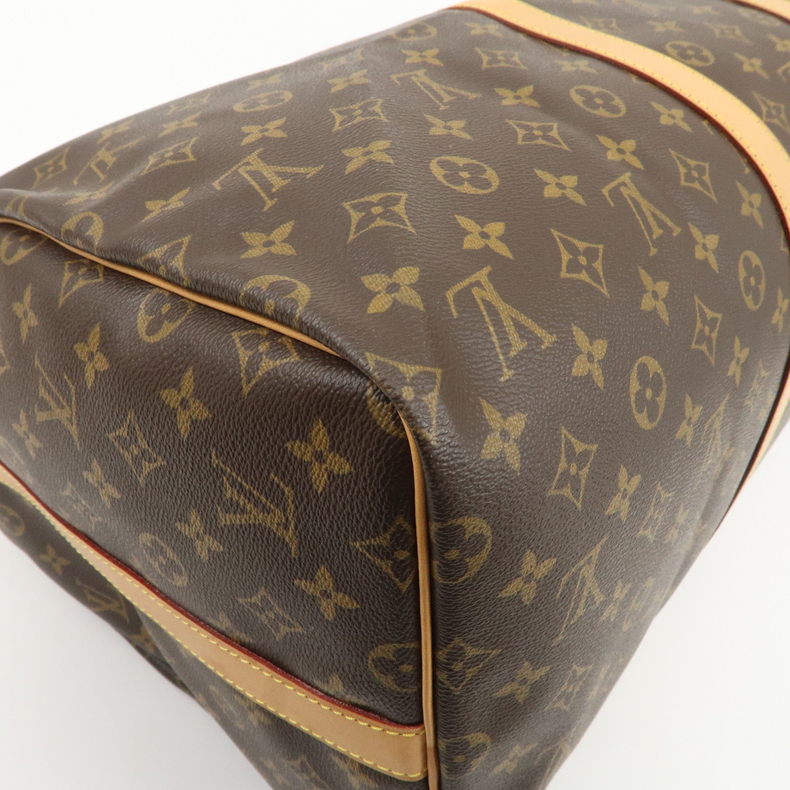 Louis Vuitton Monogram Keep All Bandouliere 55 Boston Bag M41414