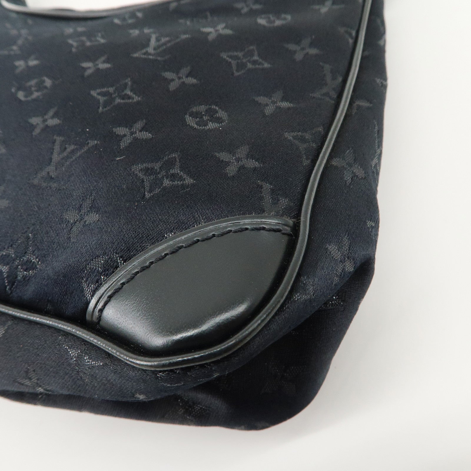 Louis Vuitton Monogram Satin Little Boulogne Hand Bag M92142