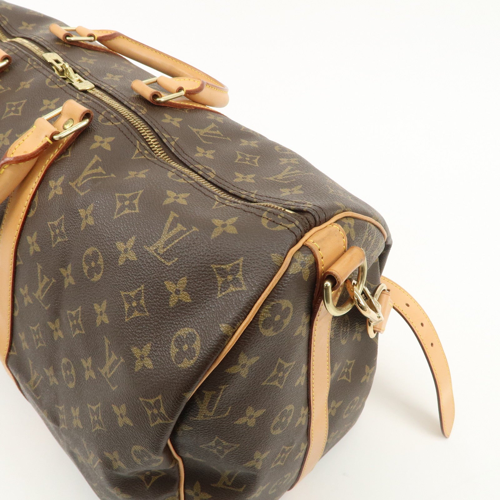 Louis Vuitton Monogram Keep All Bandoulier 50 Boston Bag M41416 Used