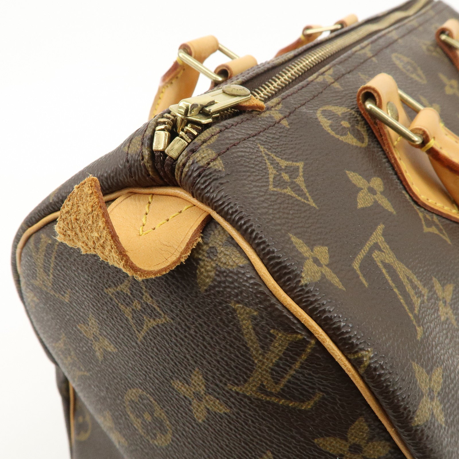 Louis Vuitton Monogram Speedy 30 Hand Bag Boston Bag M41526 Used