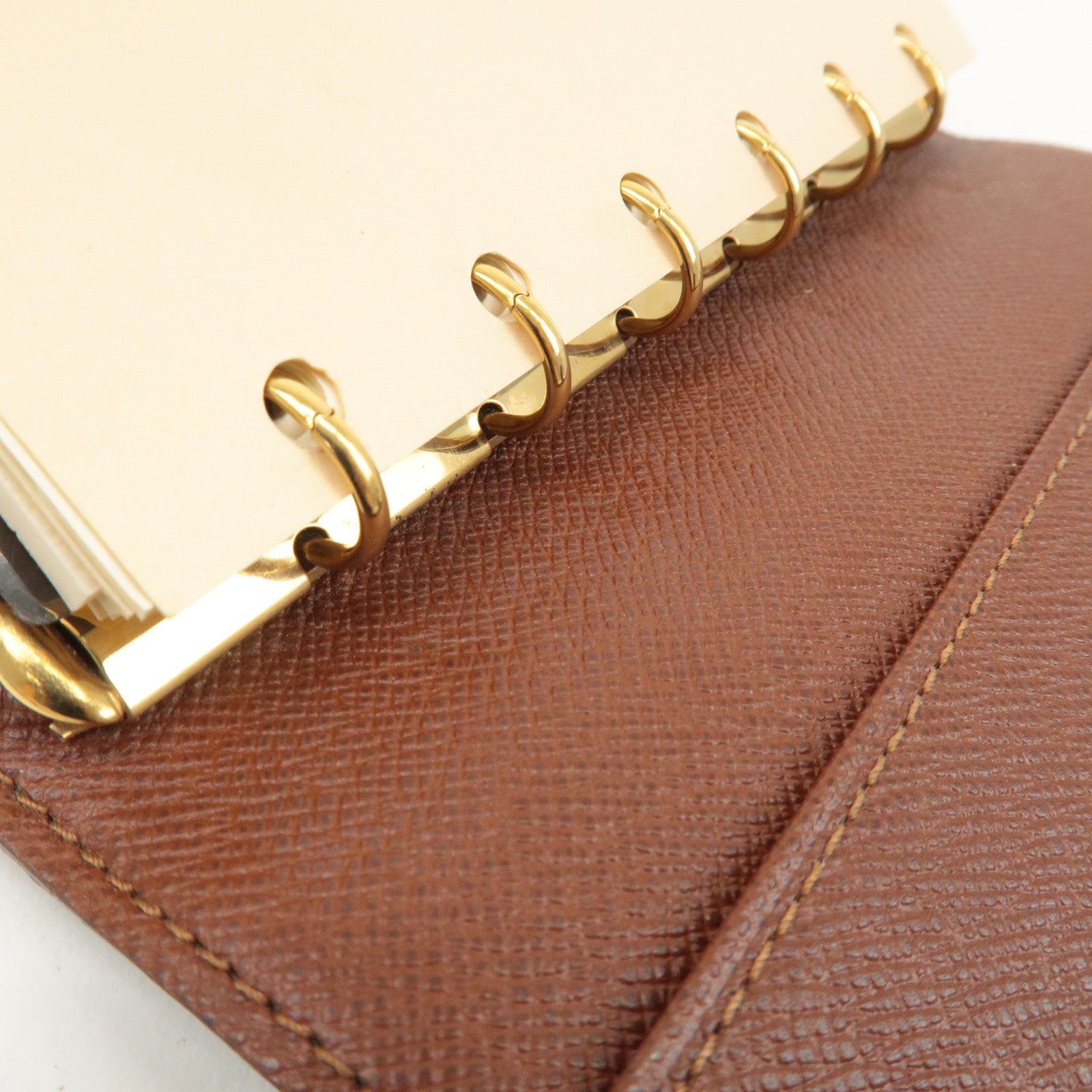 Louis Vuitton Monogram Agenda PM Planner Cover Brown R20005