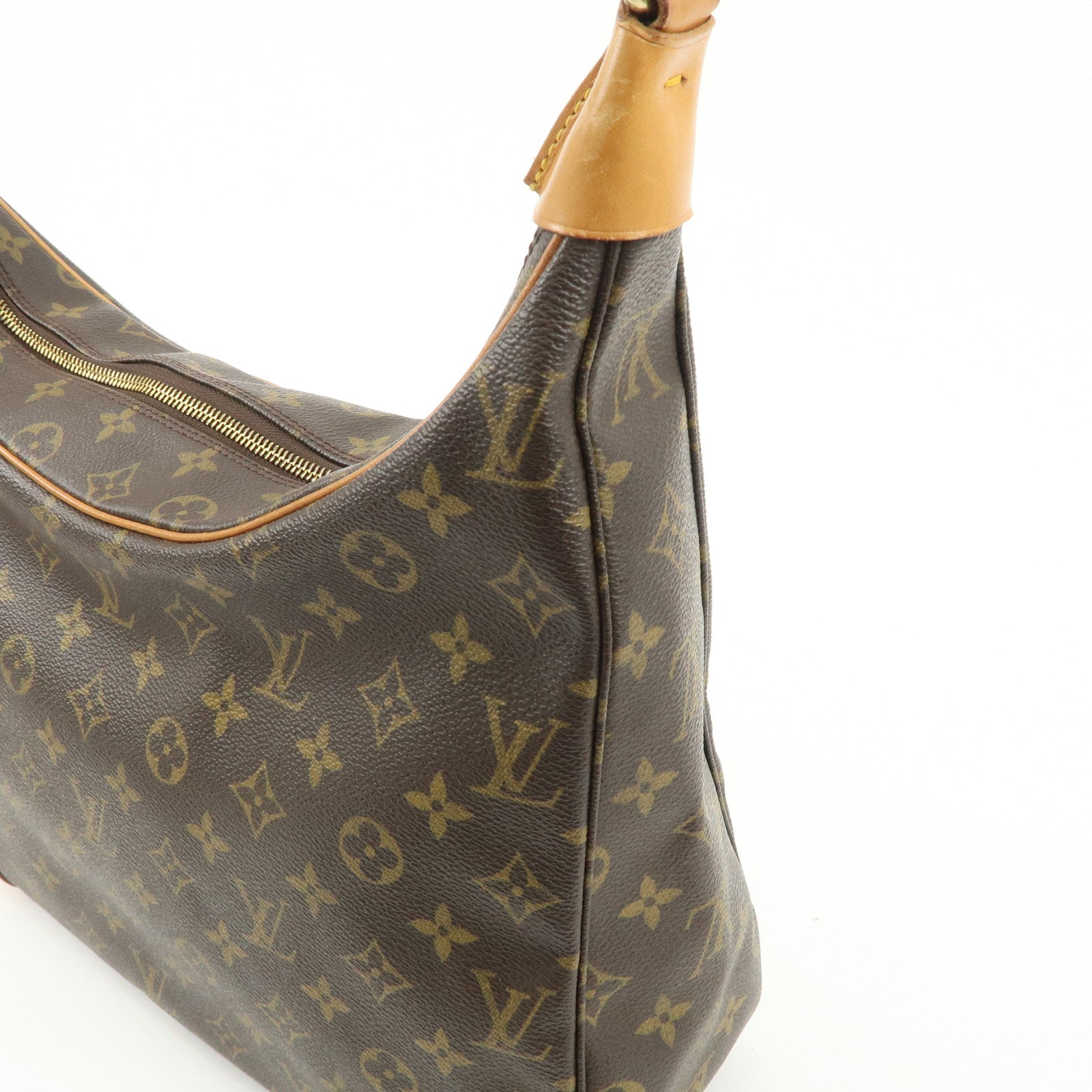 Louis Vuitton Monogram Boulogne 35 Shoulder Bag Brown M51260 Used