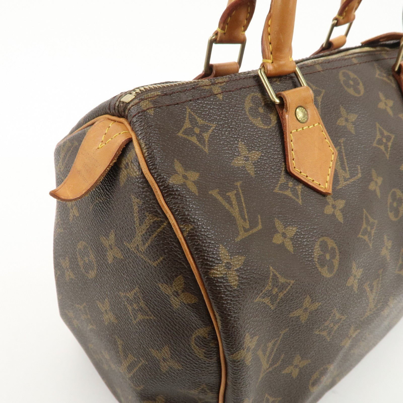 Louis Vuitton Monogram Speedy 30 Hand Bag Boston Bag M41108 Used